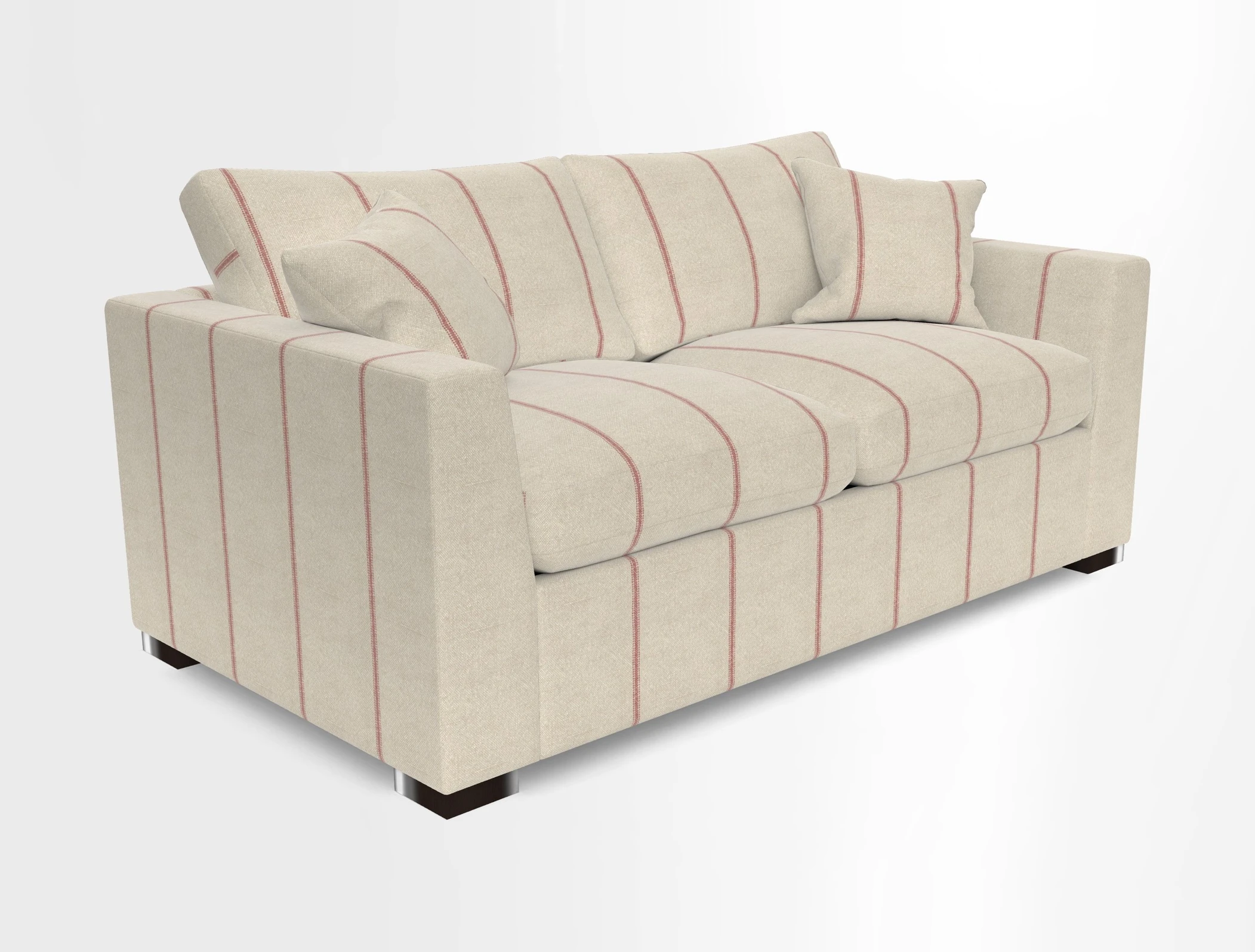 Wadenhoe 3 Seater Sofa Bed in Two Tone Plain Biscuit