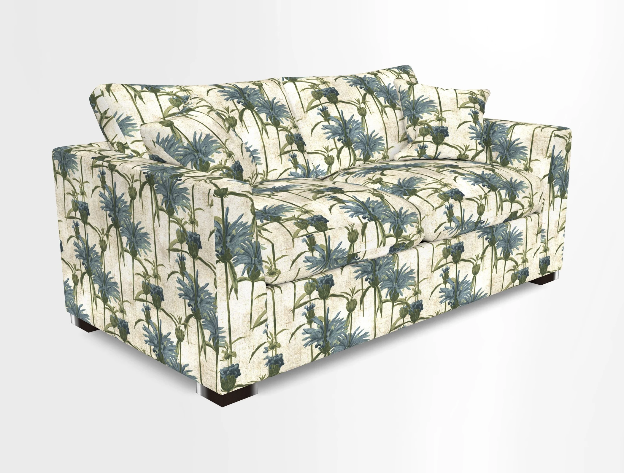 Wadenhoe 3 Seater Sofa Bed in Two Tone Plain Biscuit