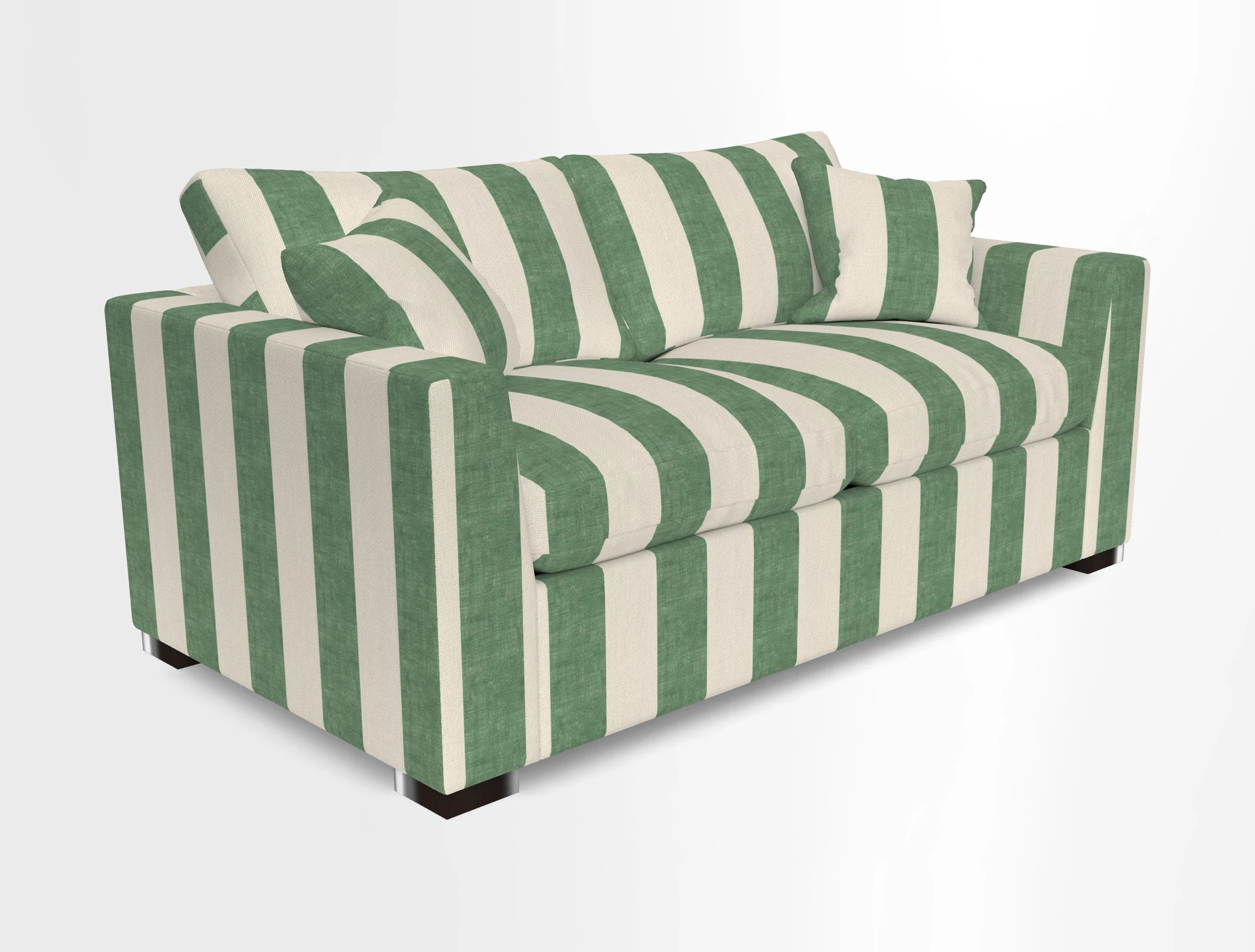 Wadenhoe 3 Seater Sofa Bed in Two Tone Plain Biscuit