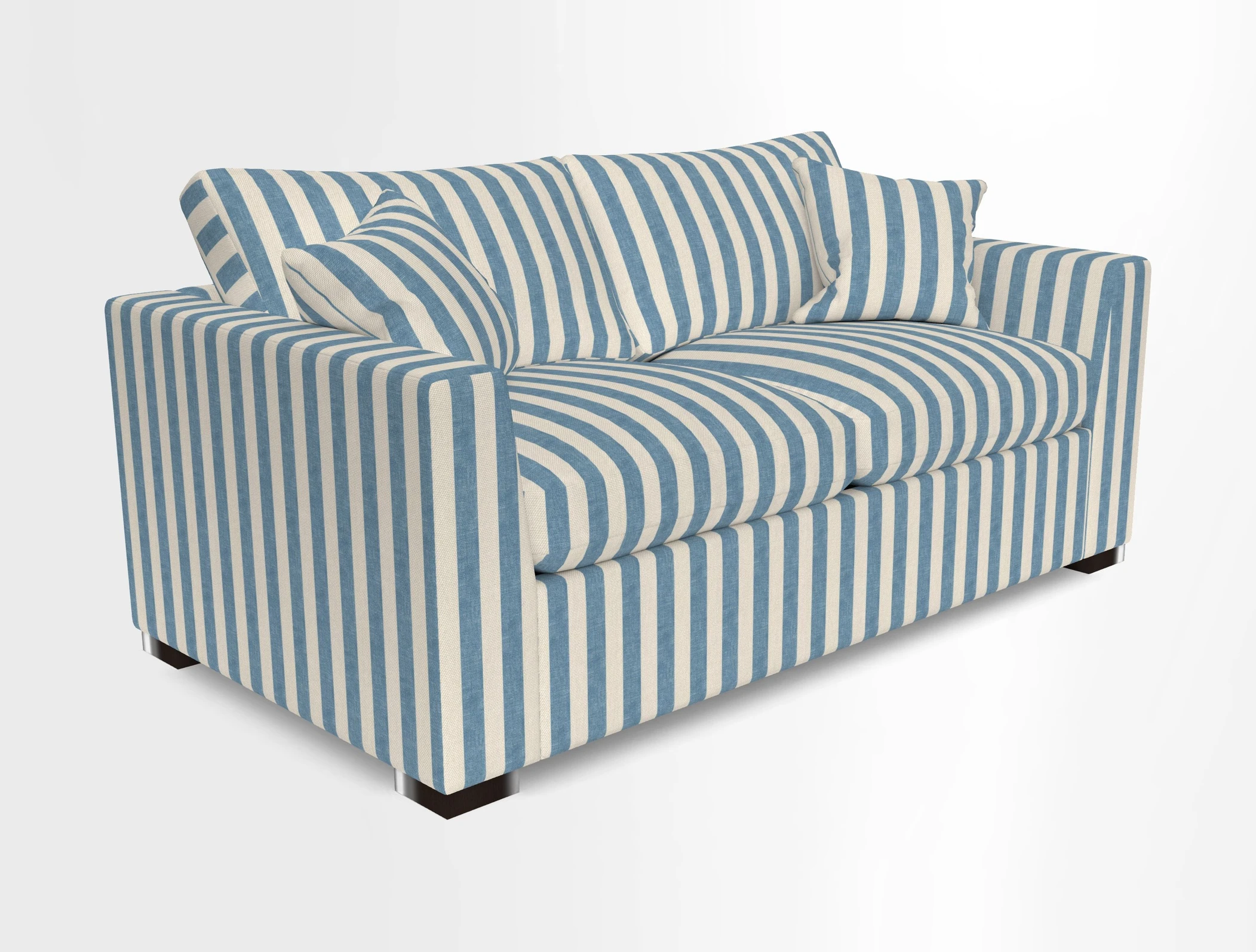 Wadenhoe 3 Seater Sofa Bed in Two Tone Plain Biscuit