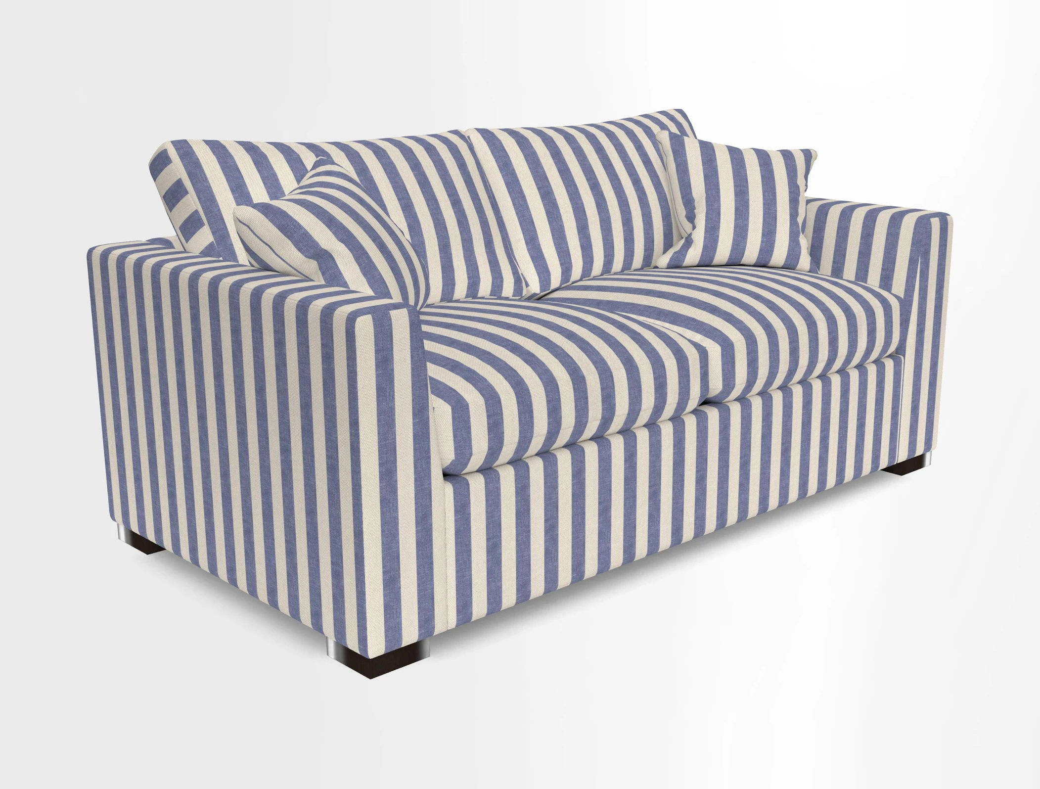 Wadenhoe 3 Seater Sofa Bed in Two Tone Plain Biscuit