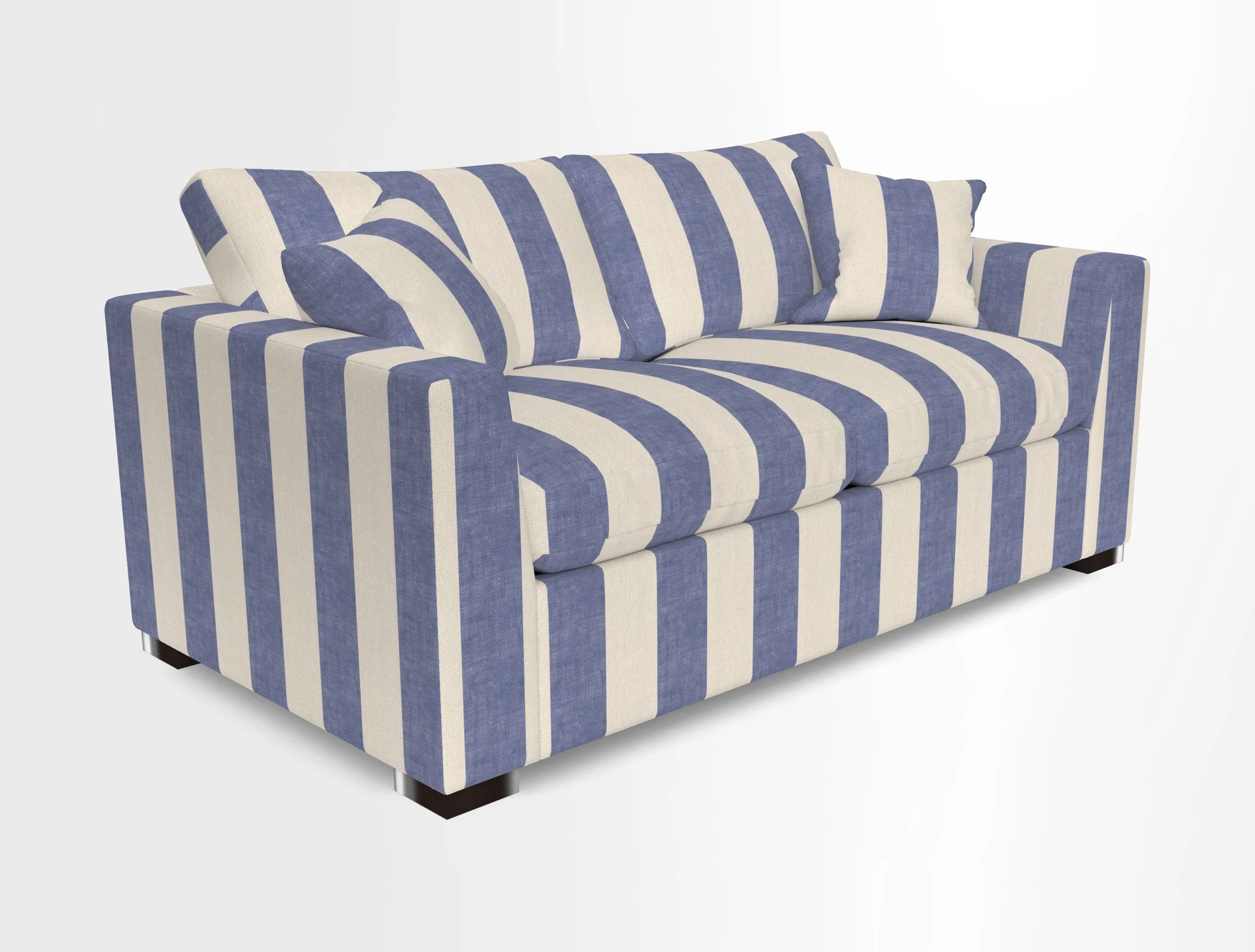 Wadenhoe 3 Seater Sofa Bed in Two Tone Plain Biscuit