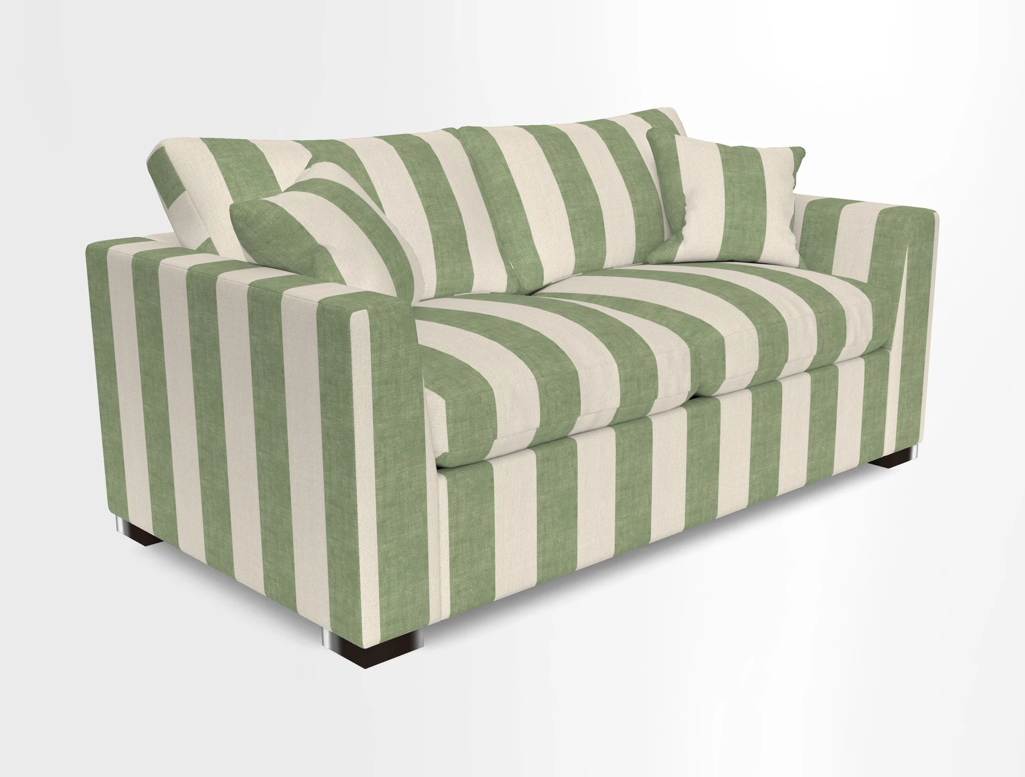 Wadenhoe 3 Seater Sofa Bed in Two Tone Plain Biscuit