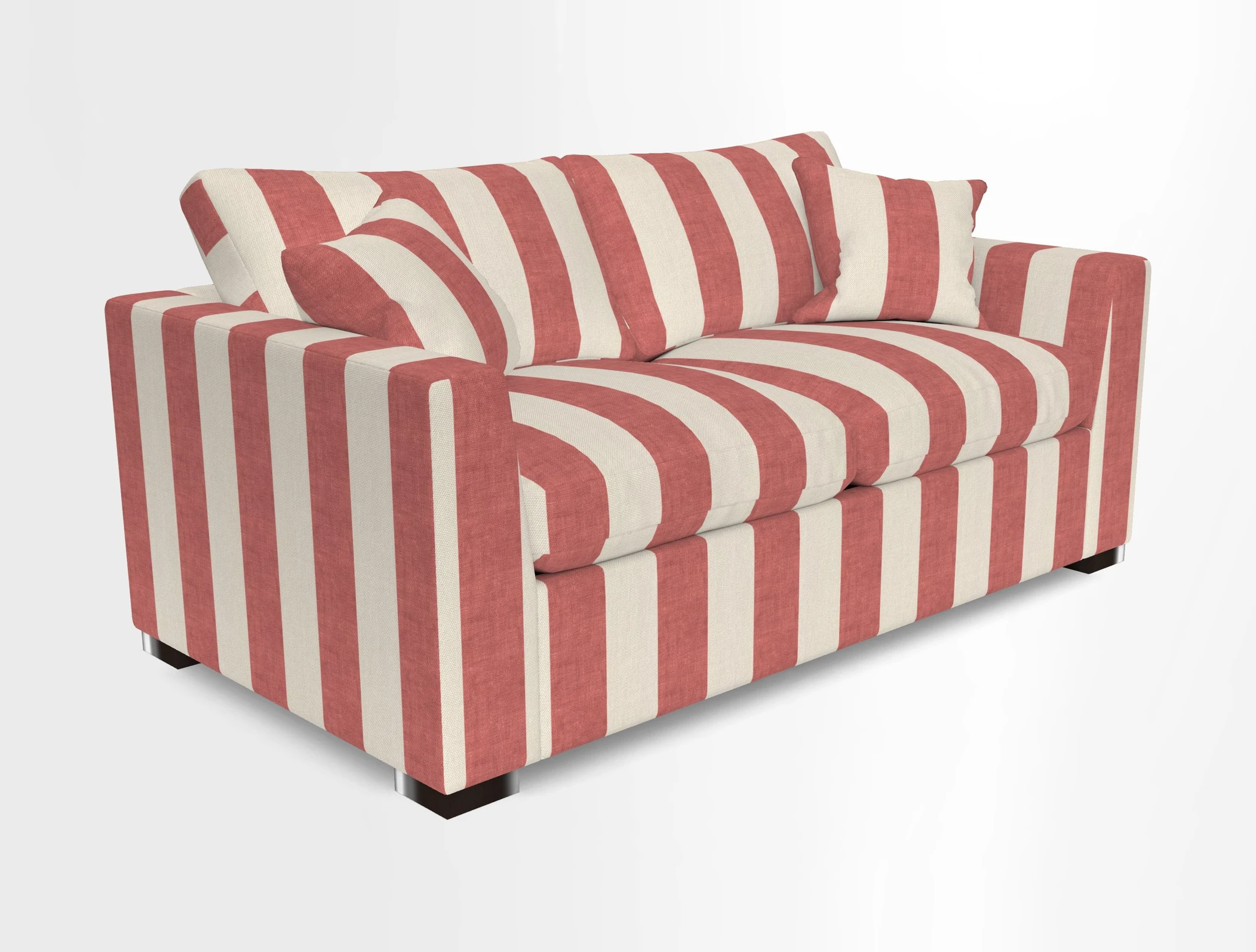 Wadenhoe 3 Seater Sofa Bed in Two Tone Plain Biscuit