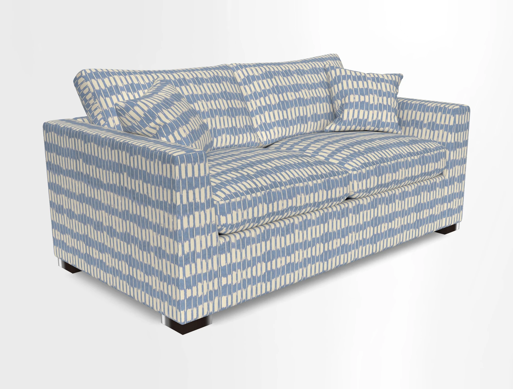 Wadenhoe 3 Seater Sofa Bed in Two Tone Plain Biscuit