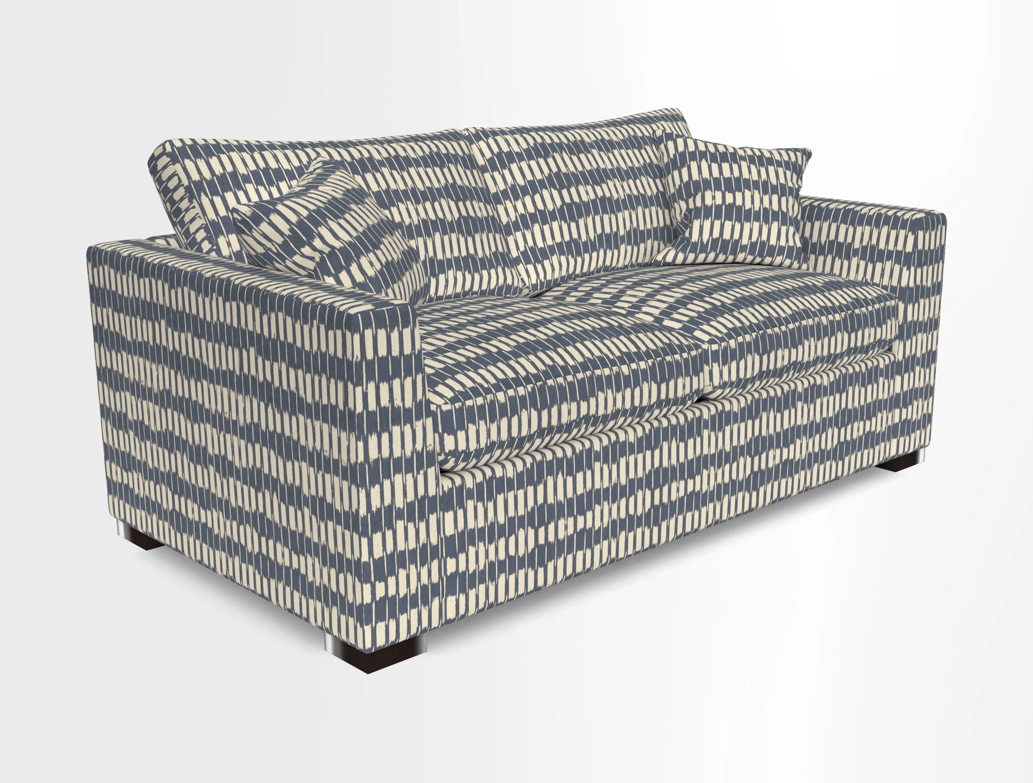 Wadenhoe 3 Seater Sofa Bed in Two Tone Plain Biscuit