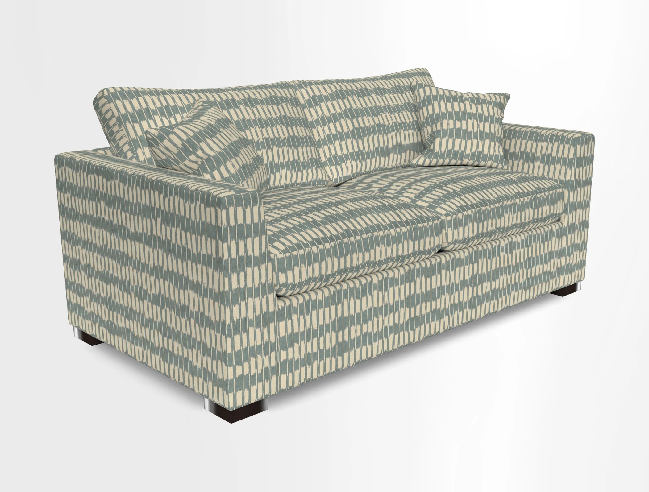 Wadenhoe 3 Seater Sofa Bed in Two Tone Plain Biscuit