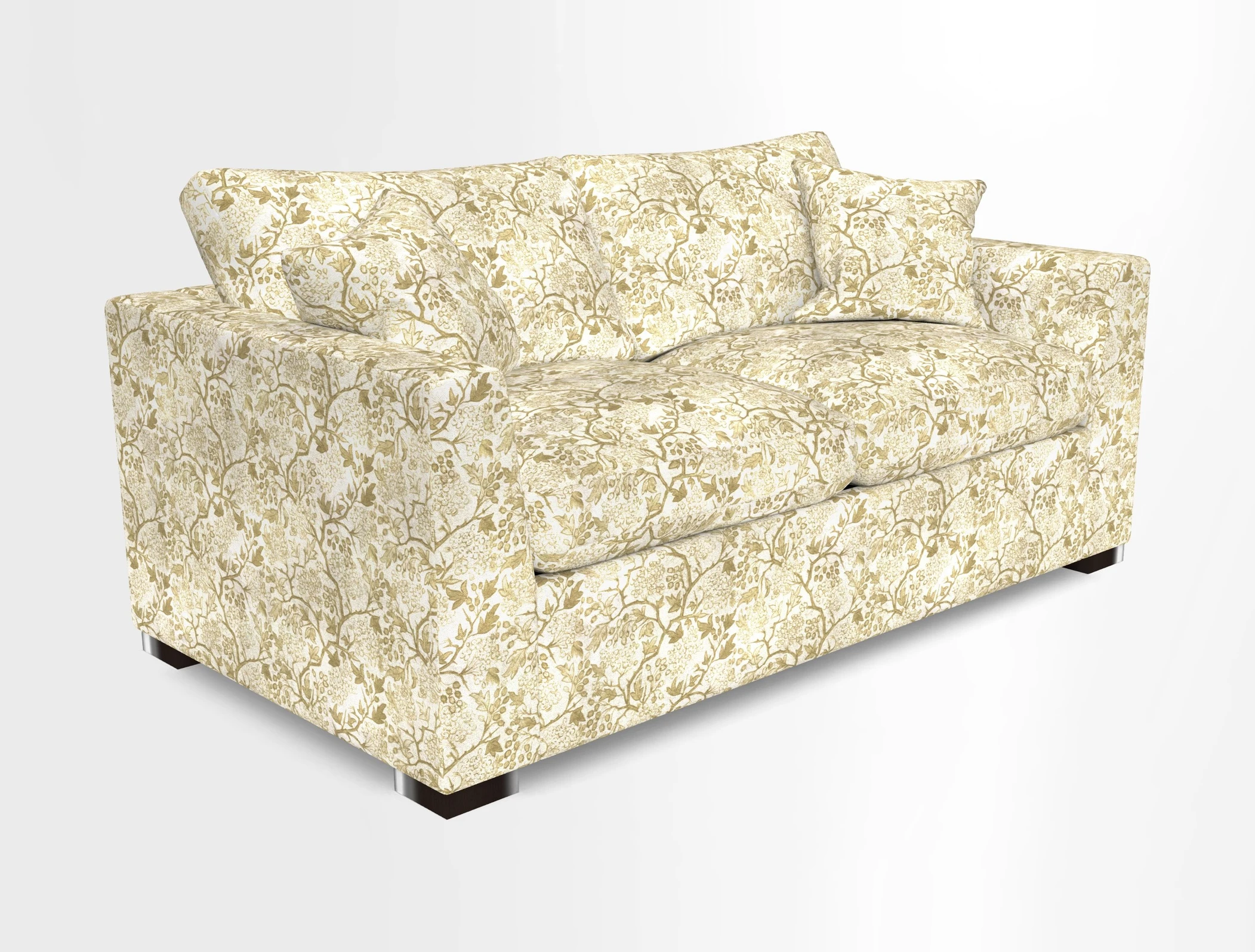 Wadenhoe 3 Seater Sofa Bed in Two Tone Plain Biscuit