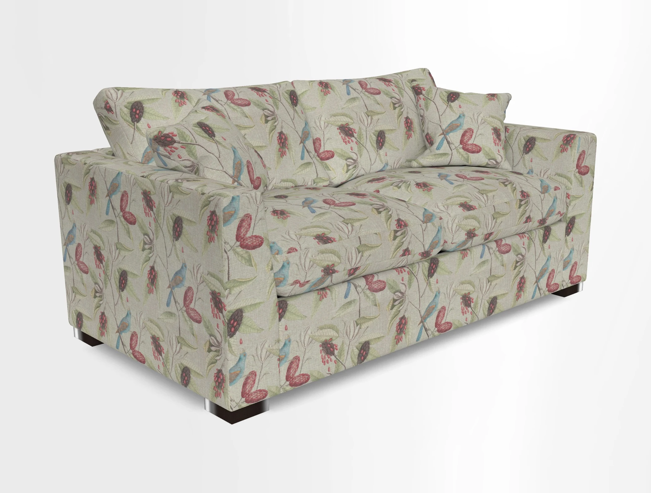 Wadenhoe 3 Seater Sofa Bed in Two Tone Plain Biscuit