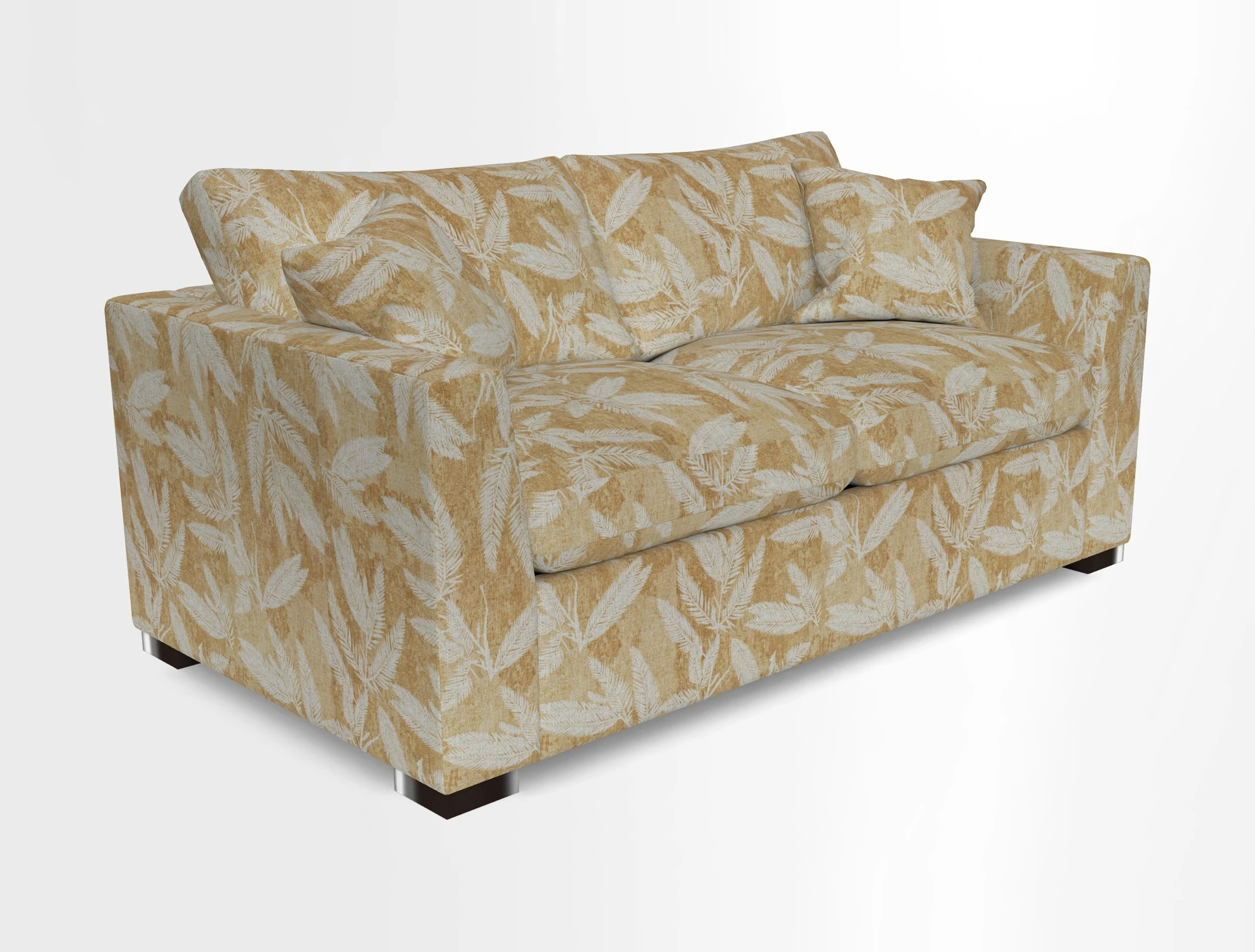 Wadenhoe 3 Seater Sofa Bed in Two Tone Plain Biscuit