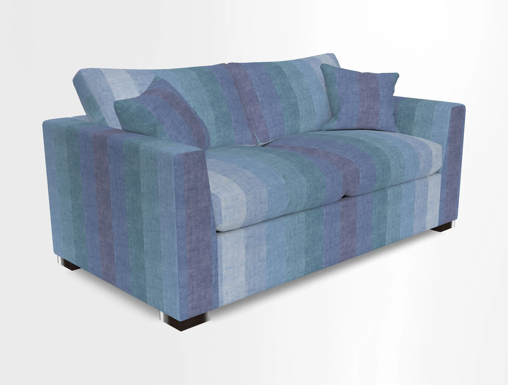 Wadenhoe 3 Seater Sofa Bed in Two Tone Plain Biscuit