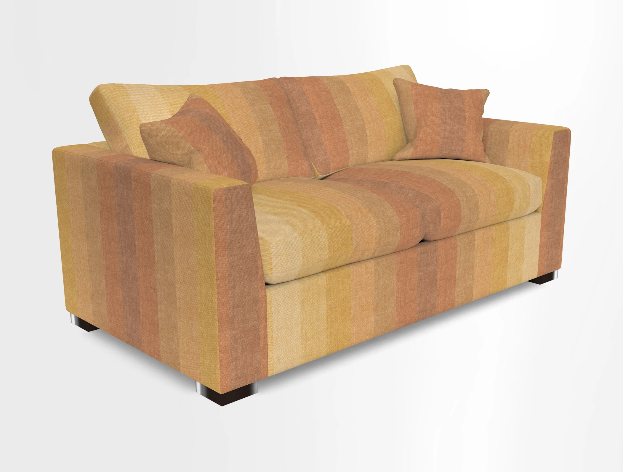 Wadenhoe 3 Seater Sofa Bed in Two Tone Plain Biscuit