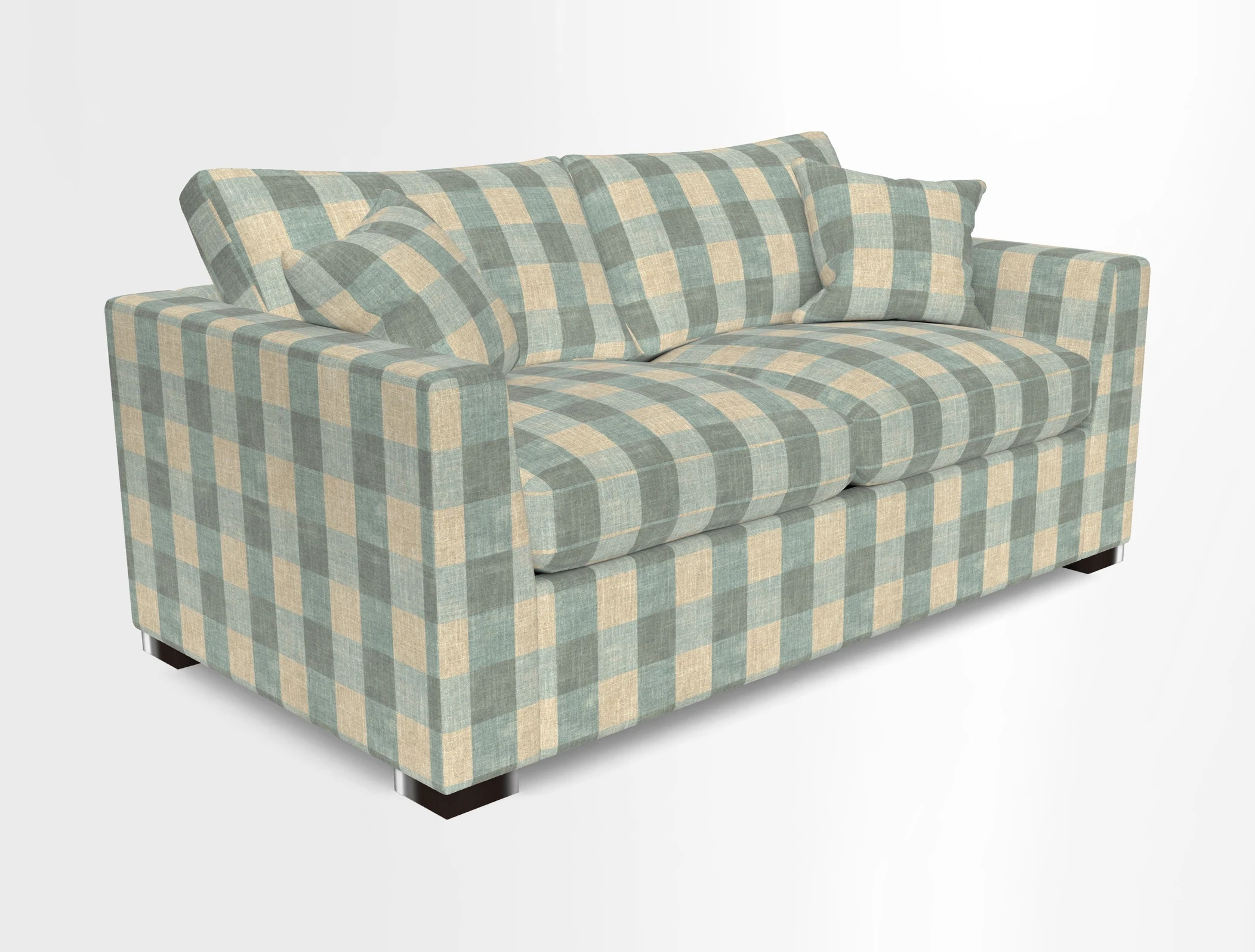 Wadenhoe 3 Seater Sofa Bed in Two Tone Plain Biscuit