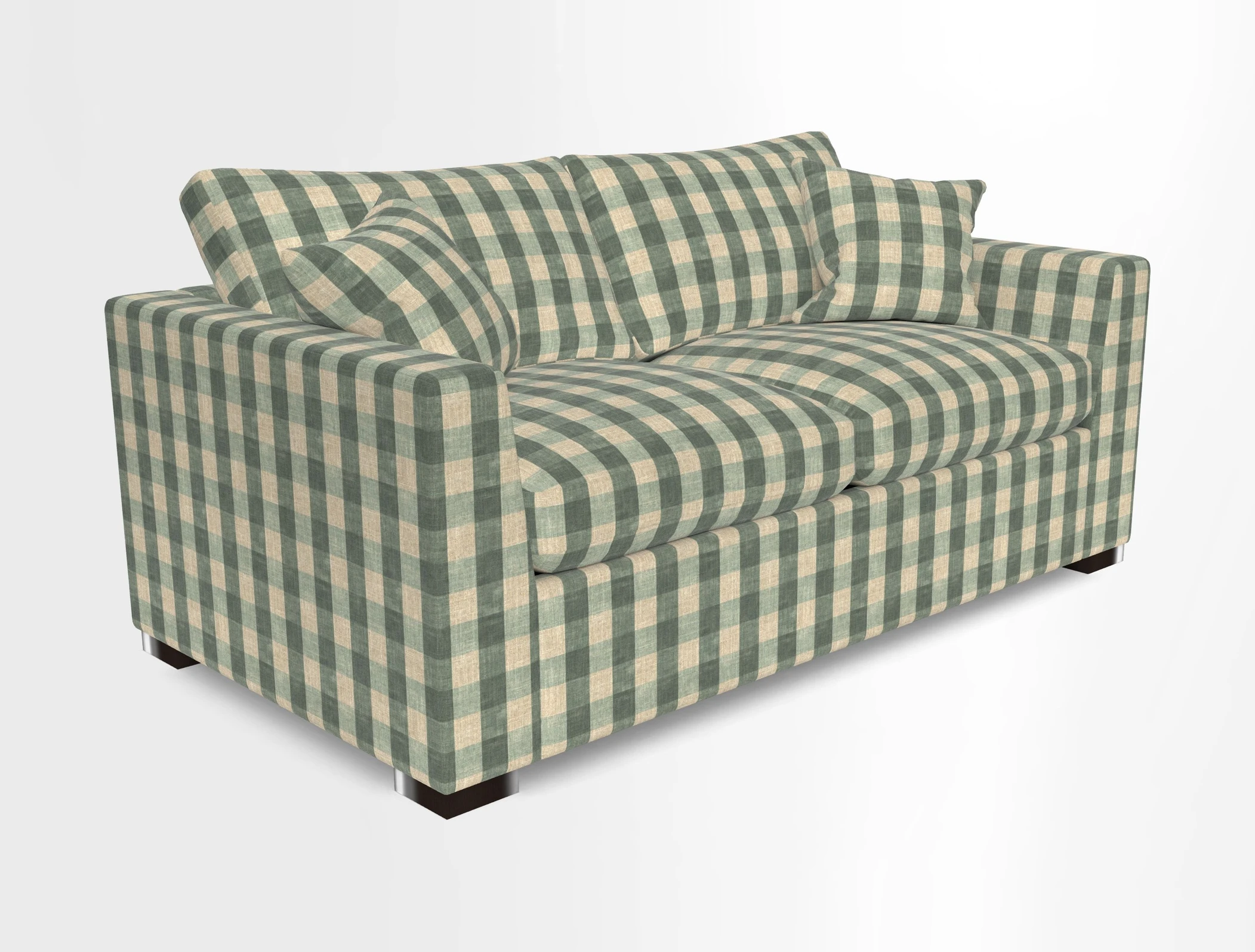 Wadenhoe 3 Seater Sofa Bed in Two Tone Plain Biscuit