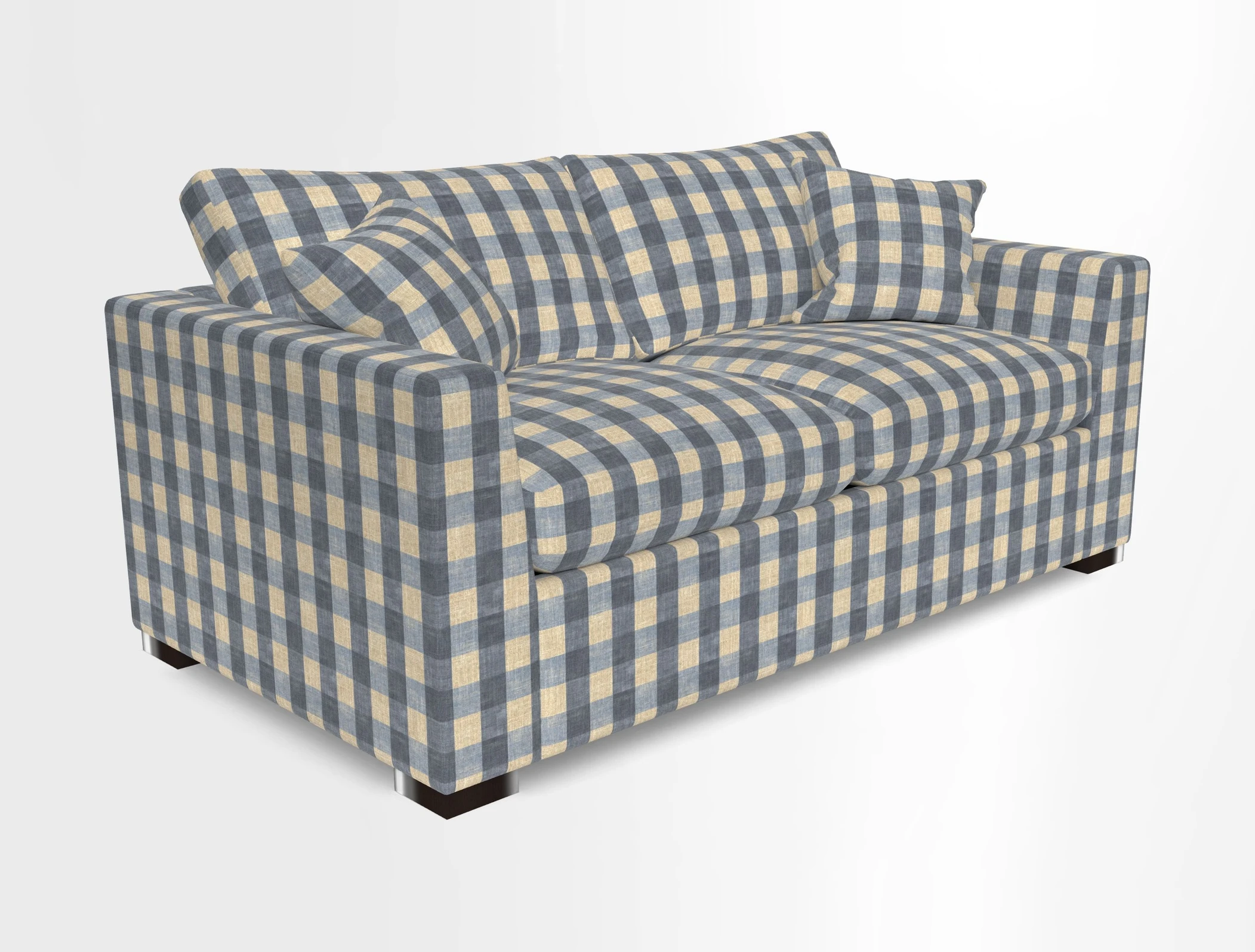 Wadenhoe 3 Seater Sofa Bed in Two Tone Plain Biscuit