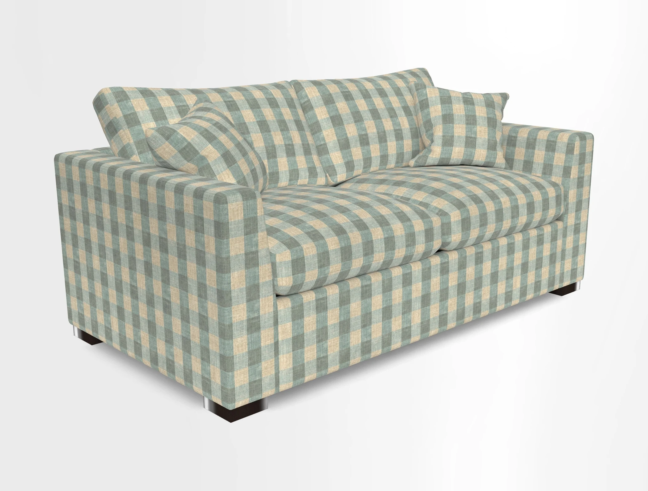 Wadenhoe 3 Seater Sofa Bed in Two Tone Plain Biscuit