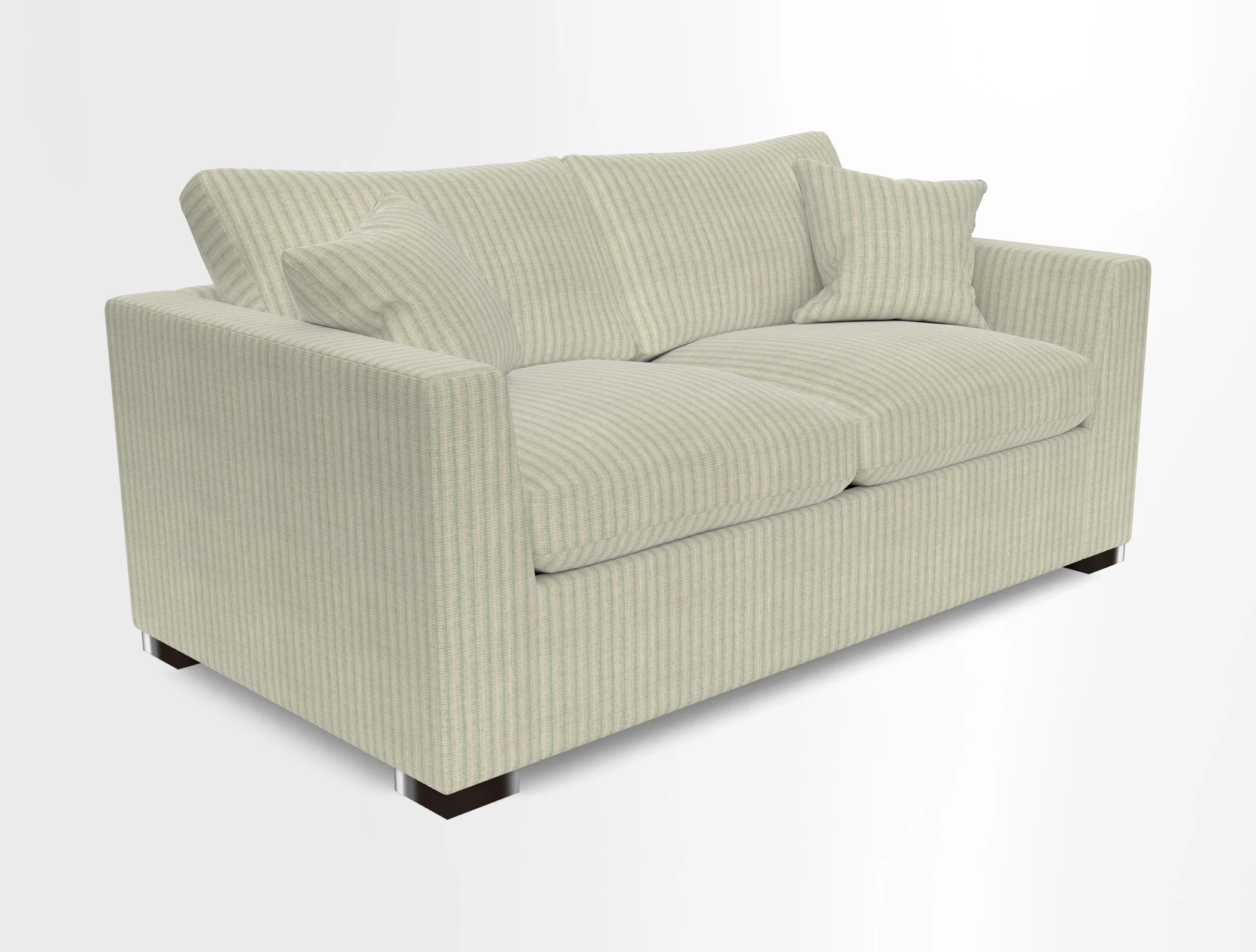 Wadenhoe 3 Seater Sofa Bed in Two Tone Plain Biscuit