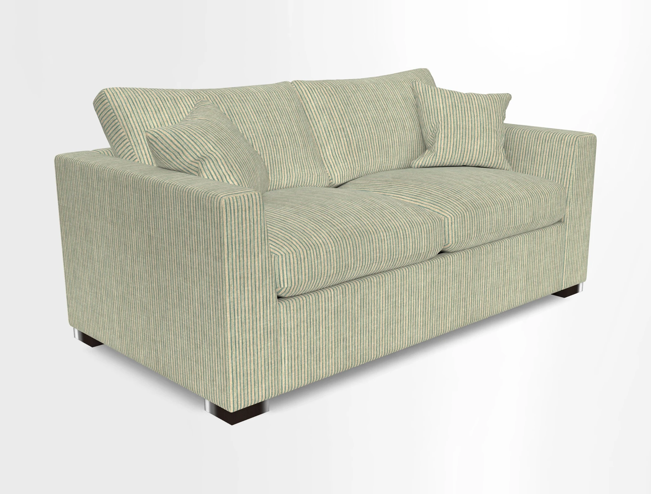 Wadenhoe 3 Seater Sofa Bed in Two Tone Plain Biscuit