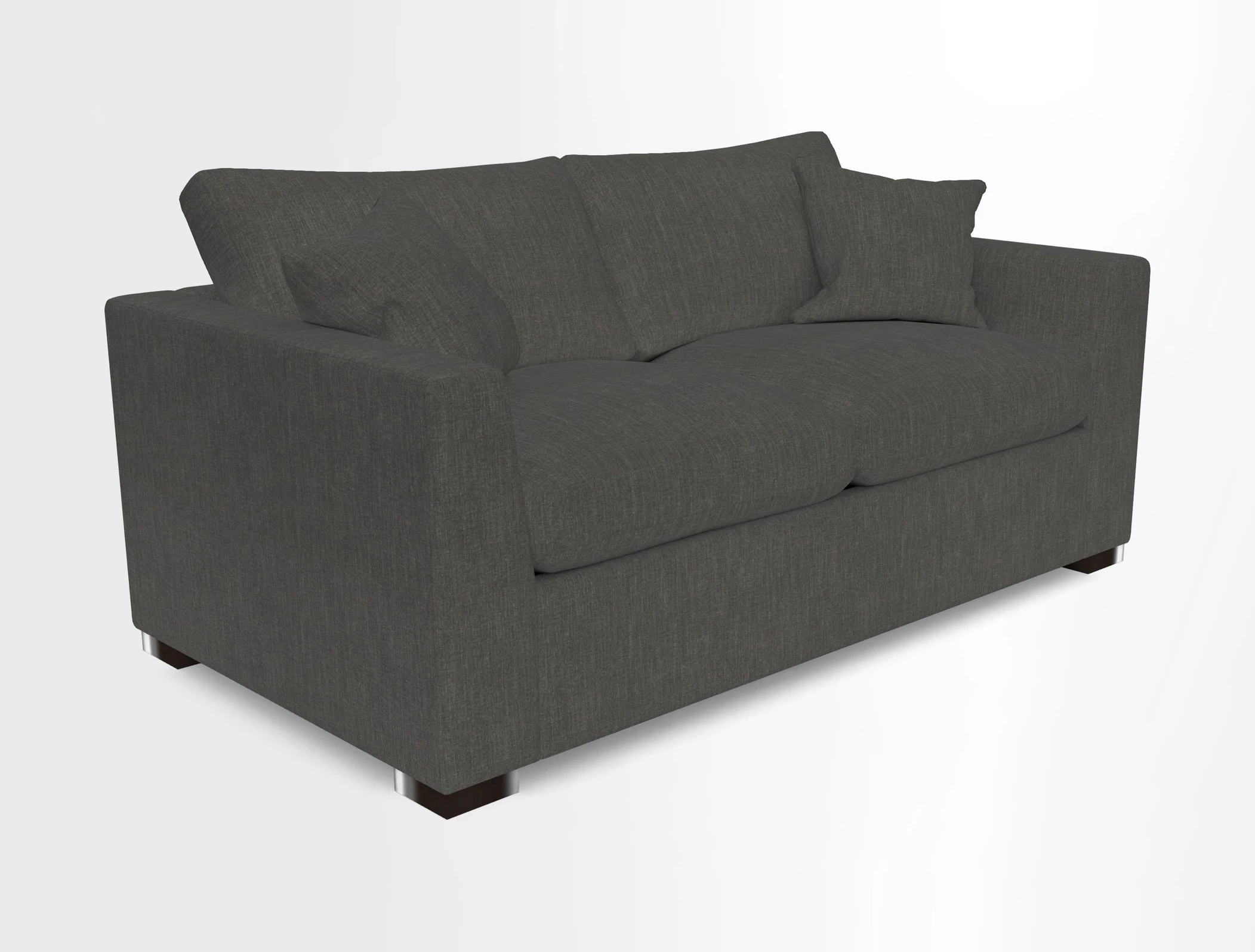 Wadenhoe 3 Seater Sofa Bed in Two Tone Plain Biscuit