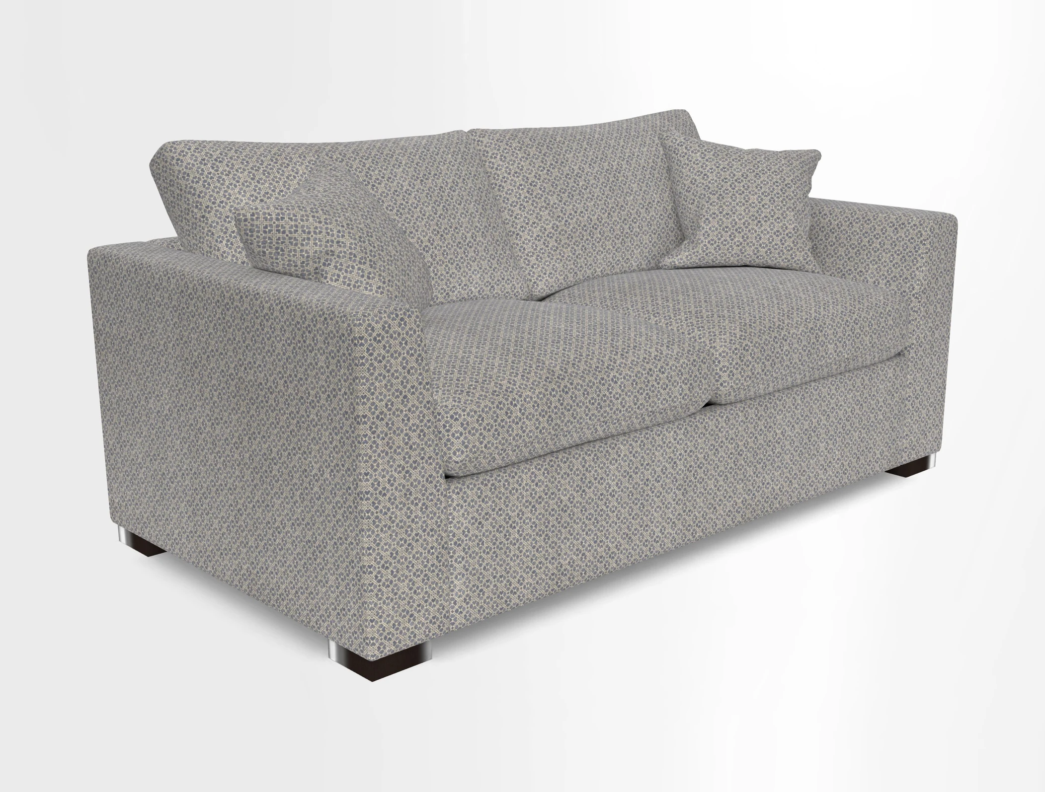 Wadenhoe 3 Seater Sofa Bed in Two Tone Plain Biscuit