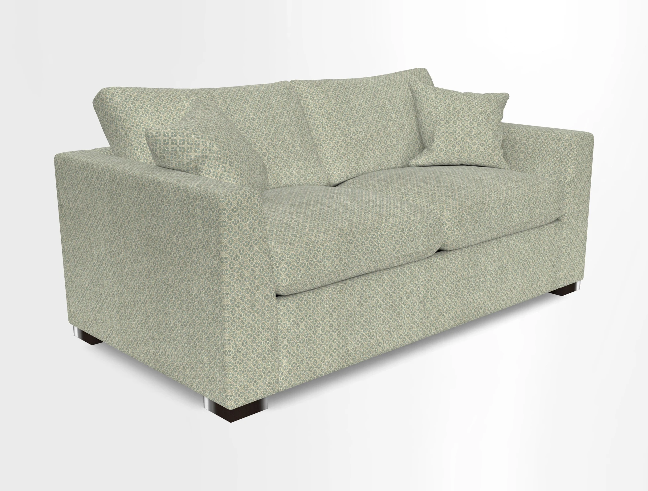 Wadenhoe 3 Seater Sofa Bed in Two Tone Plain Biscuit