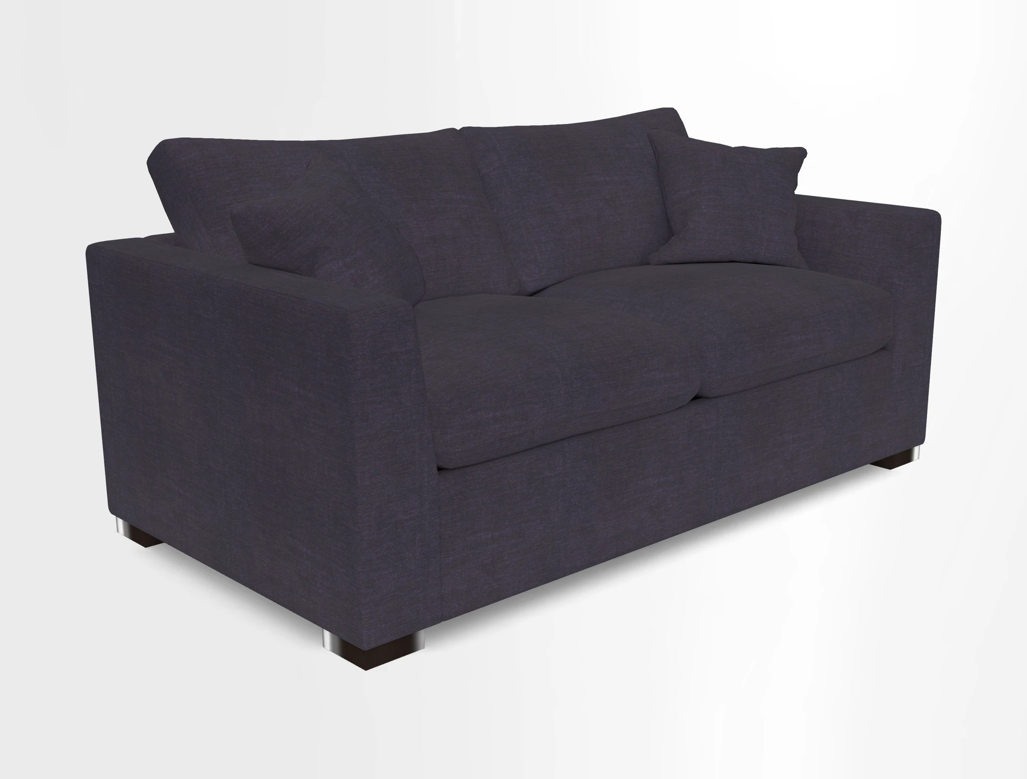 Wadenhoe 3 Seater Sofa Bed in Two Tone Plain Biscuit