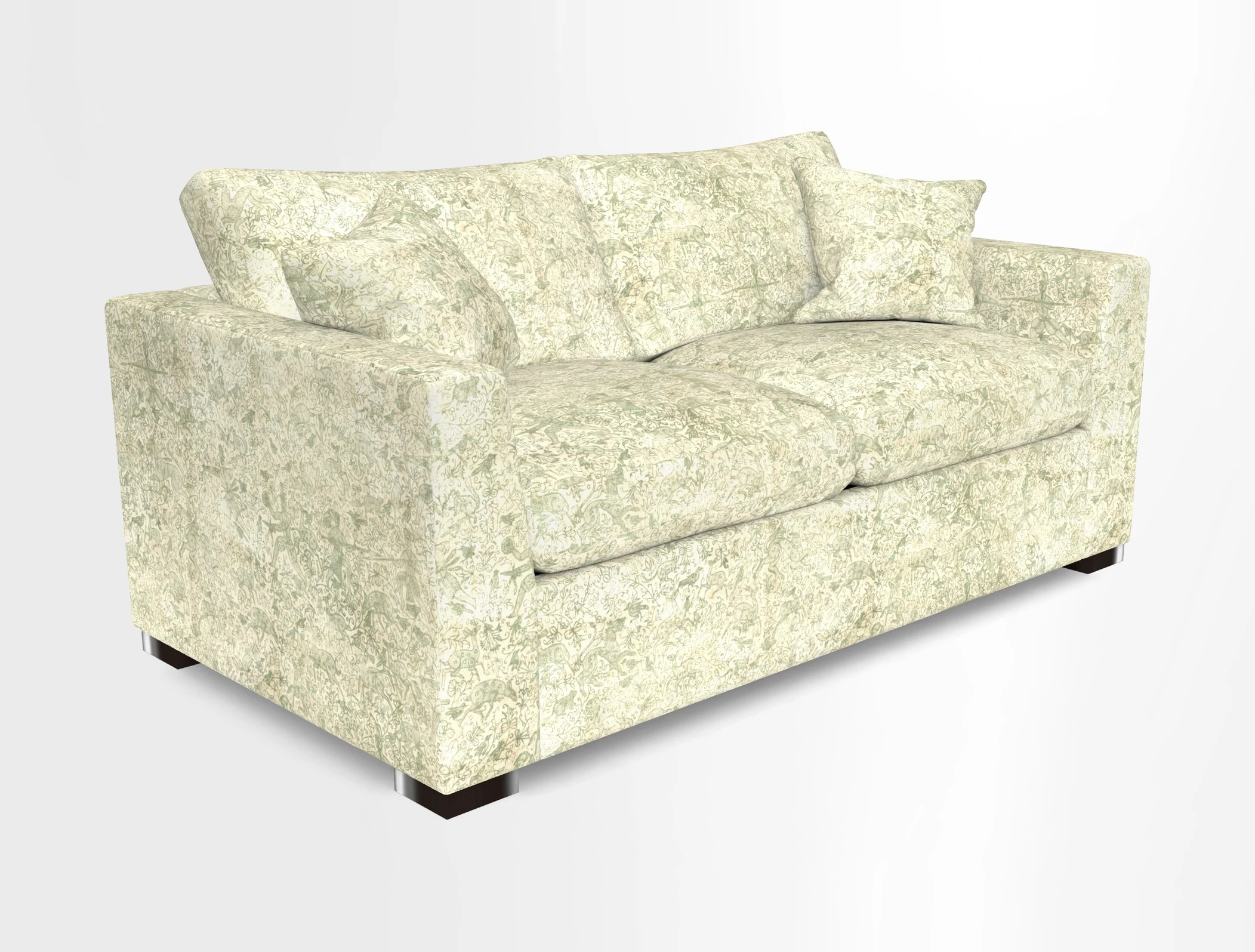Wadenhoe 3 Seater Sofa Bed in Two Tone Plain Biscuit