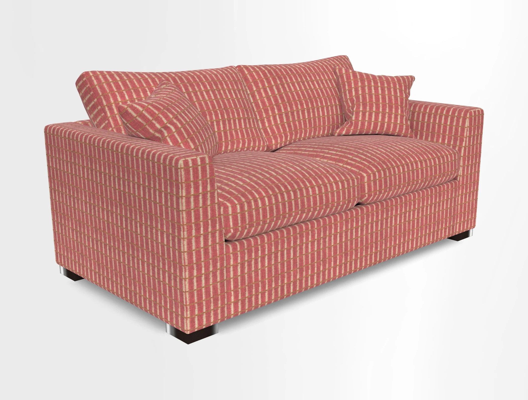 Wadenhoe 3 Seater Sofa Bed in Two Tone Plain Biscuit