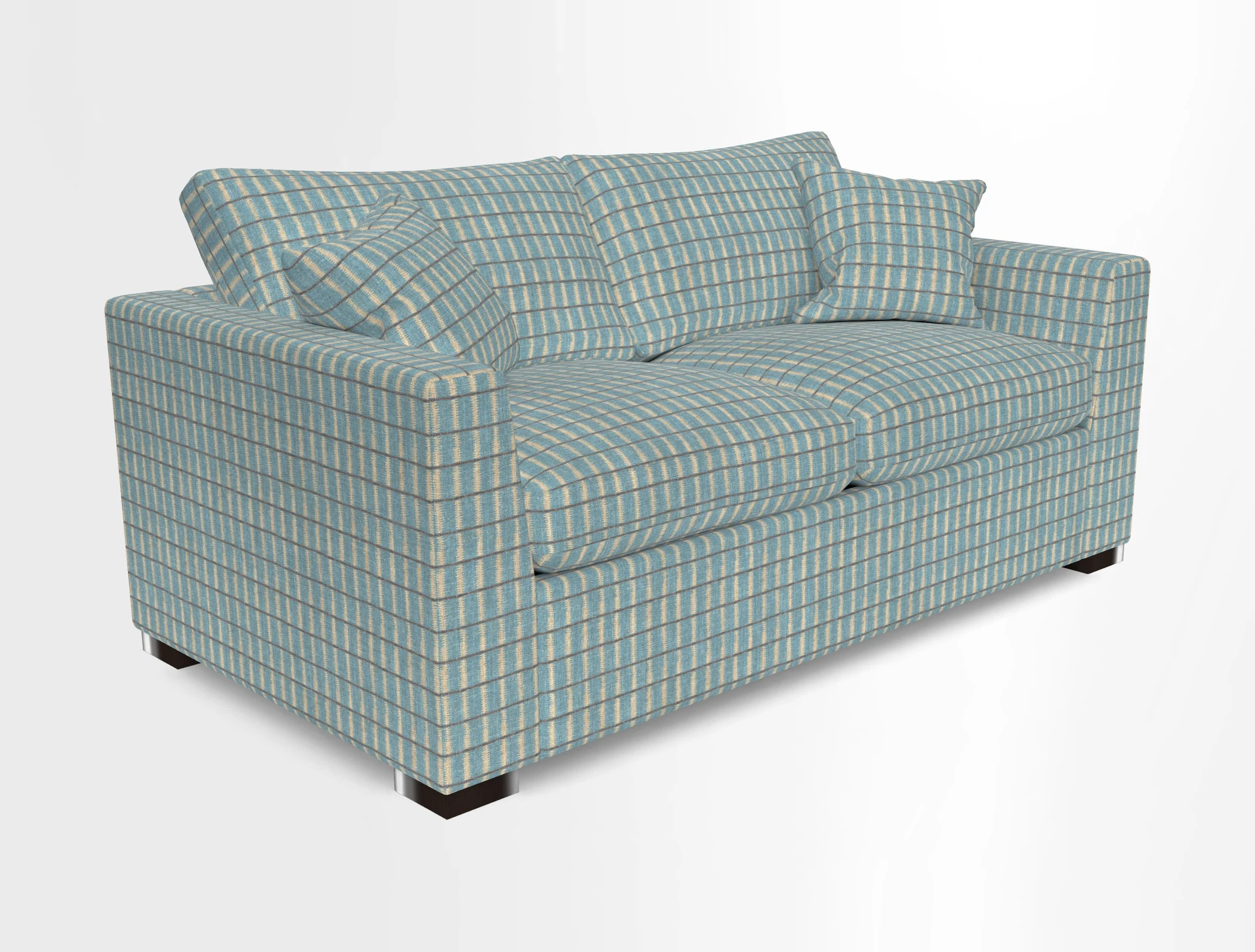 Wadenhoe 3 Seater Sofa Bed in Two Tone Plain Biscuit