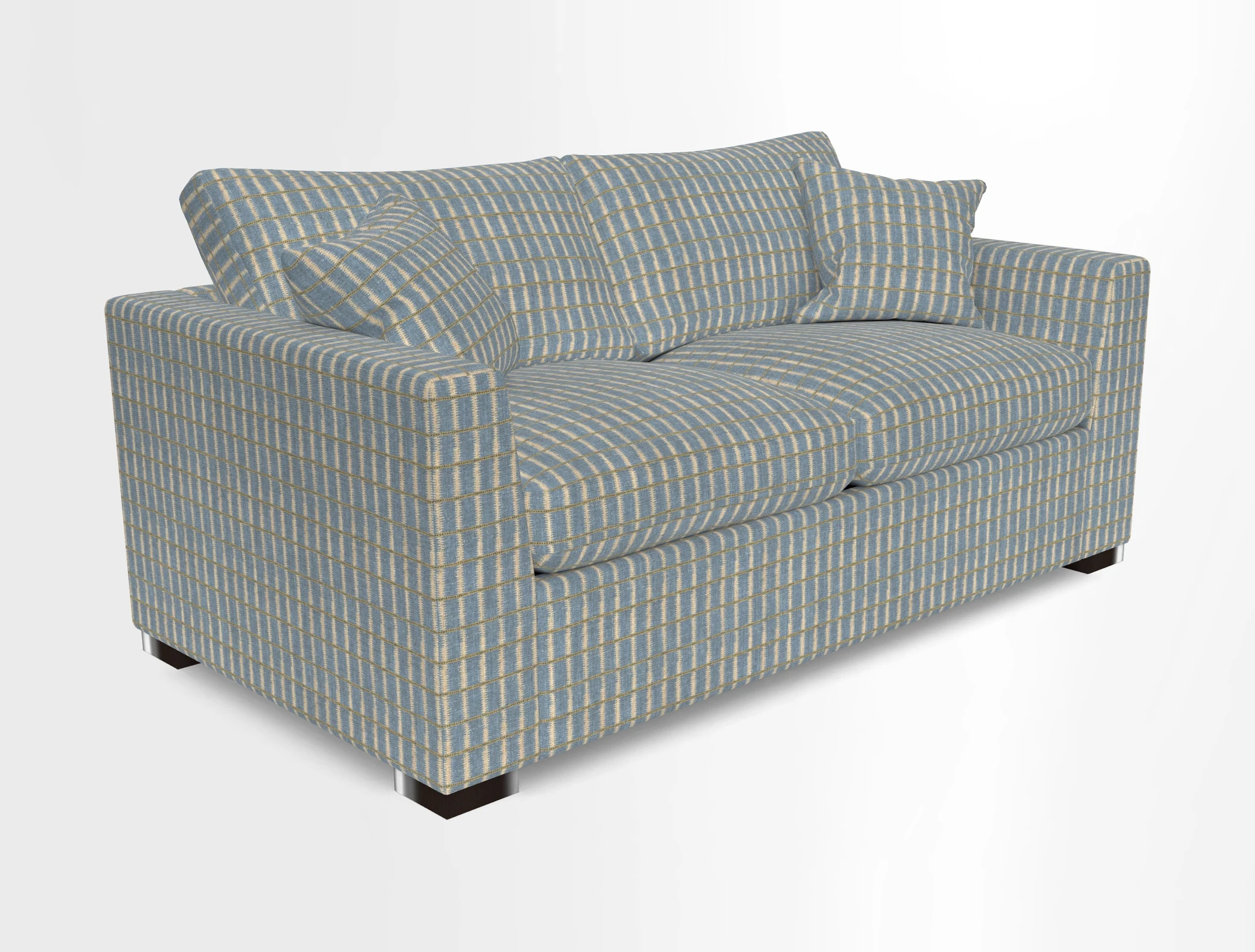 Wadenhoe 3 Seater Sofa Bed in Two Tone Plain Biscuit