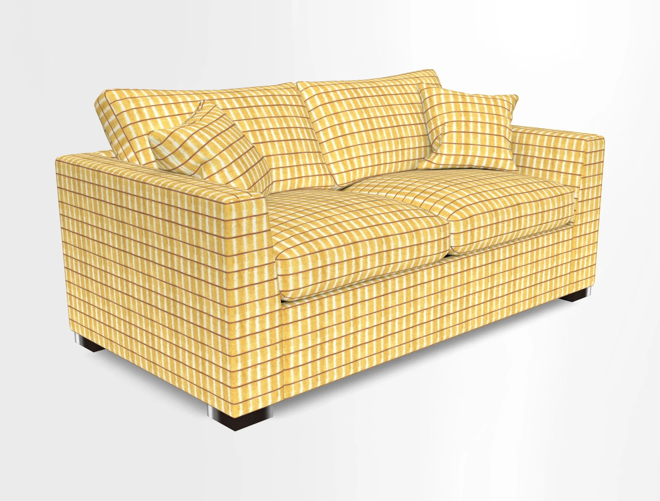 Wadenhoe 3 Seater Sofa Bed in Two Tone Plain Biscuit
