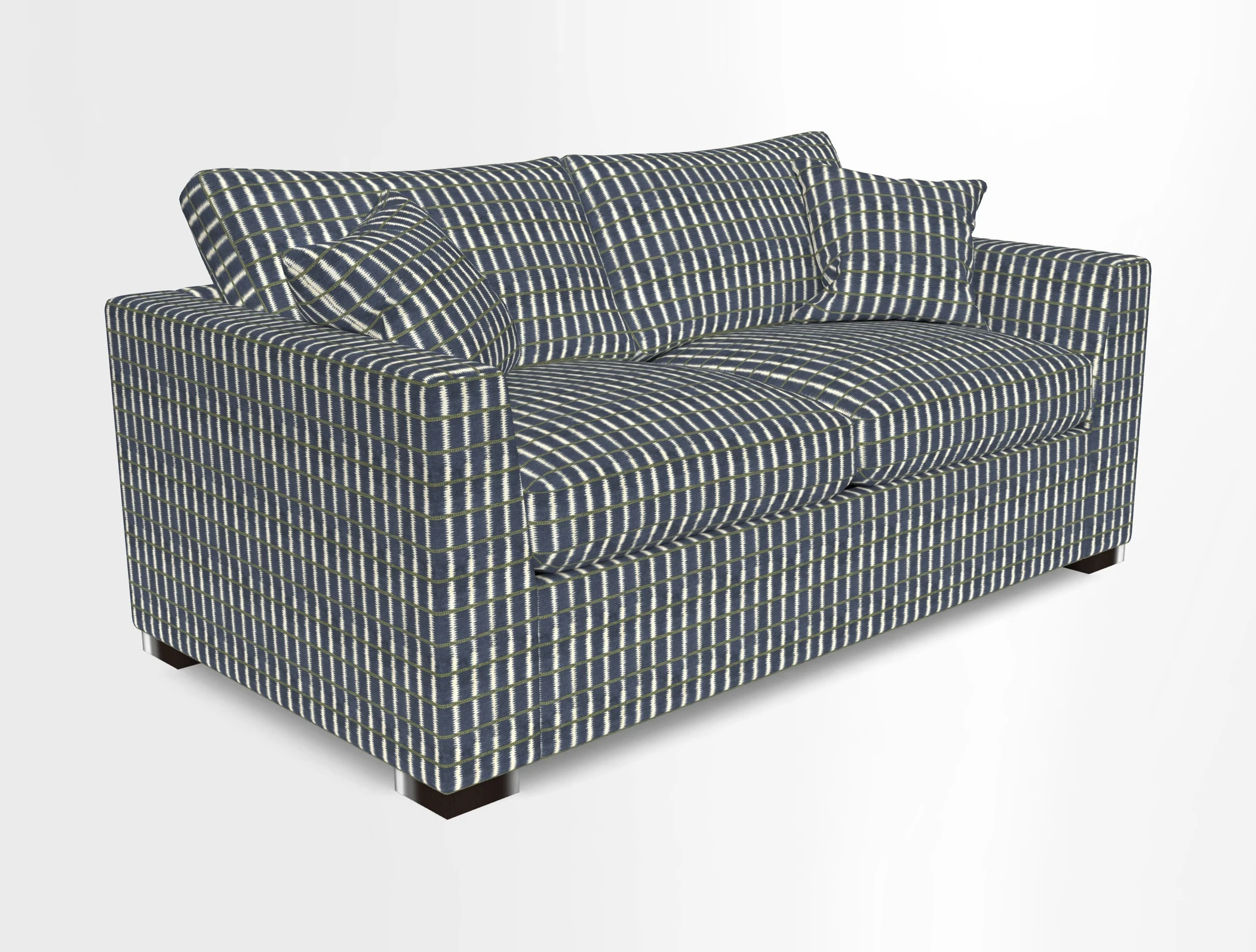Wadenhoe 3 Seater Sofa Bed in Two Tone Plain Biscuit