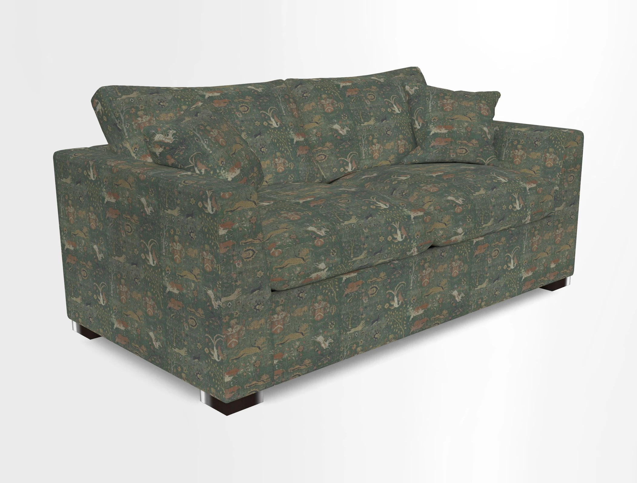 Wadenhoe 3 Seater Sofa Bed in Two Tone Plain Biscuit