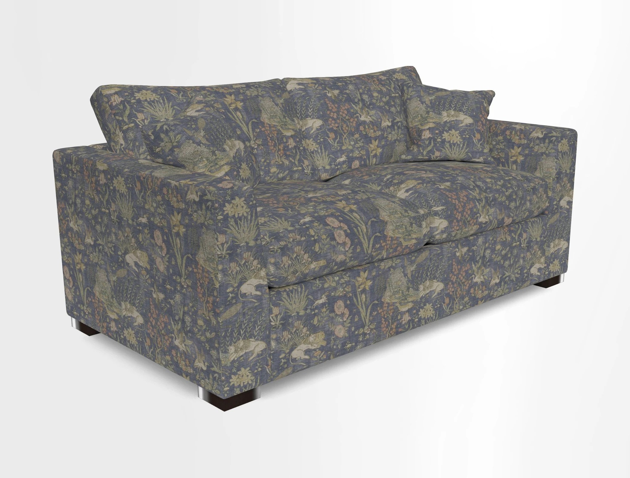 Wadenhoe 3 Seater Sofa Bed in Two Tone Plain Biscuit