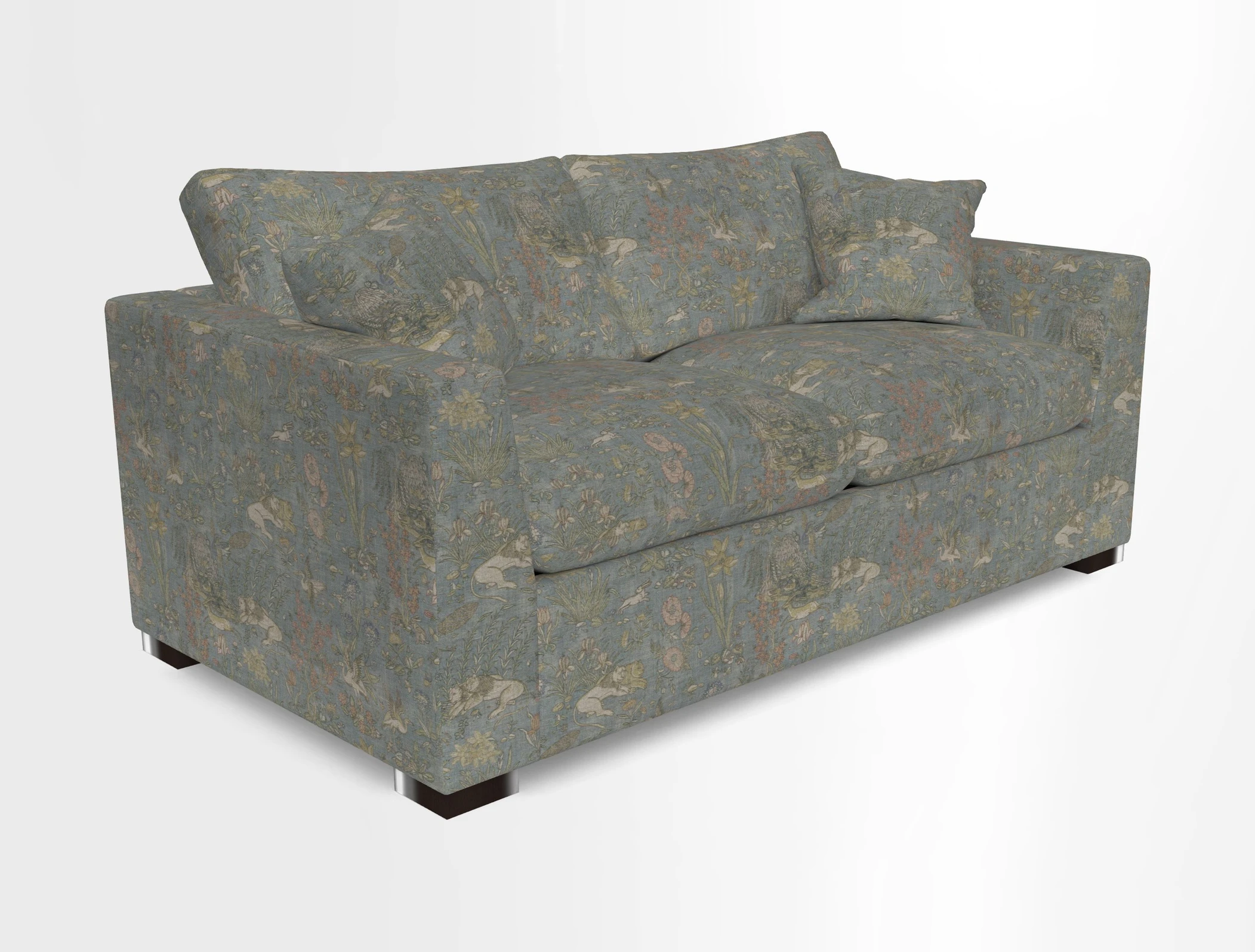 Wadenhoe 3 Seater Sofa Bed in Two Tone Plain Biscuit