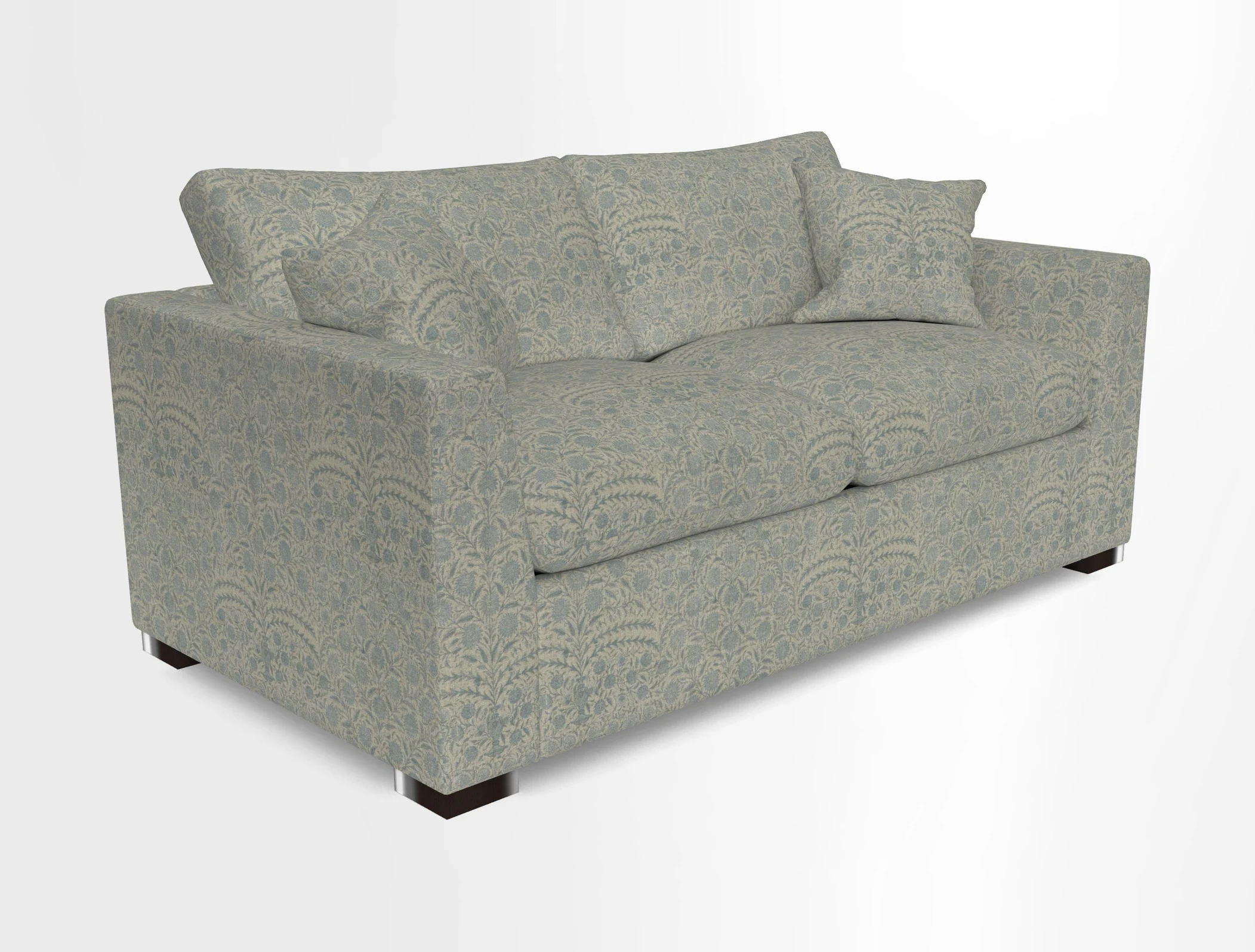 Wadenhoe 3 Seater Sofa Bed in Two Tone Plain Biscuit
