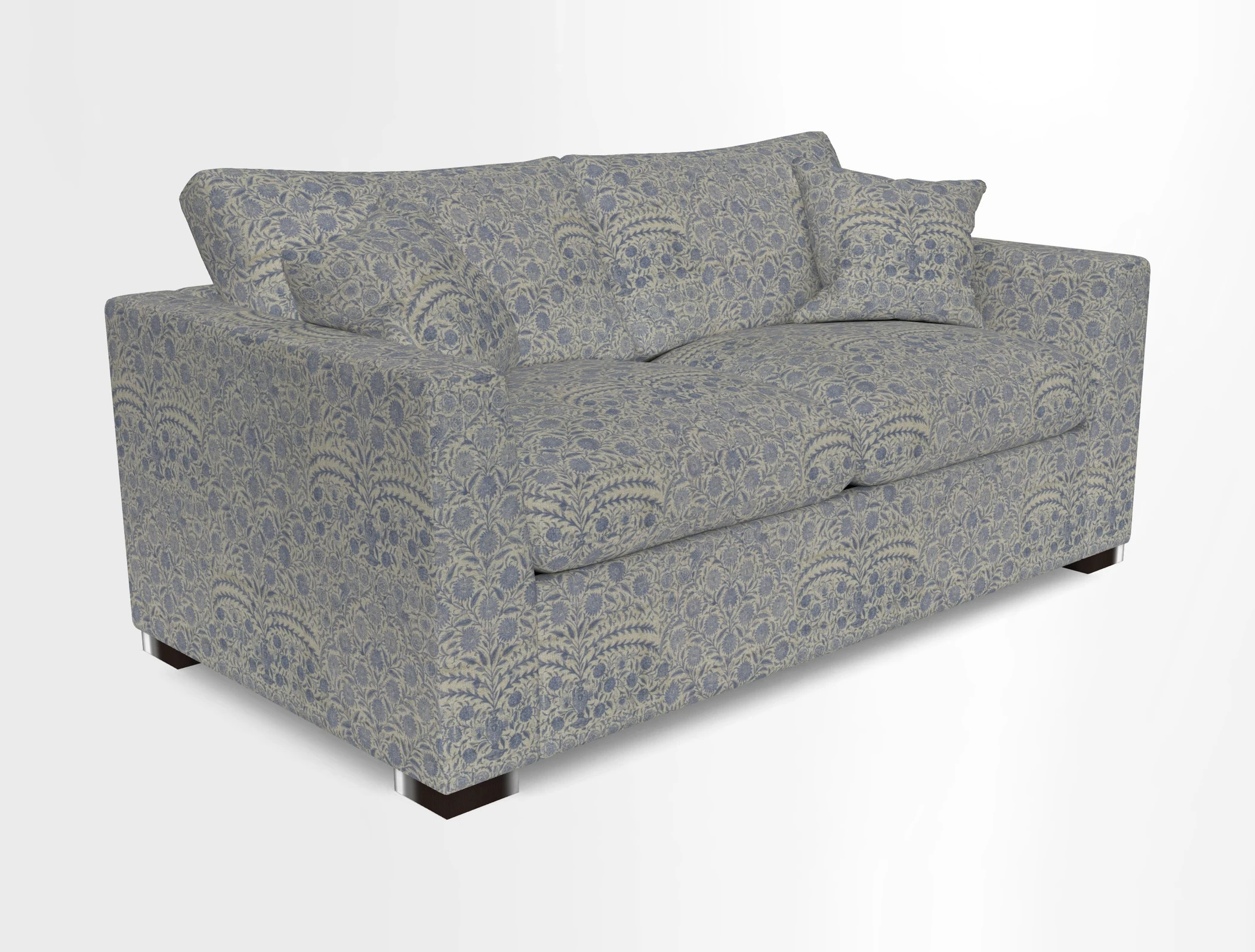 Wadenhoe 3 Seater Sofa Bed in Two Tone Plain Biscuit