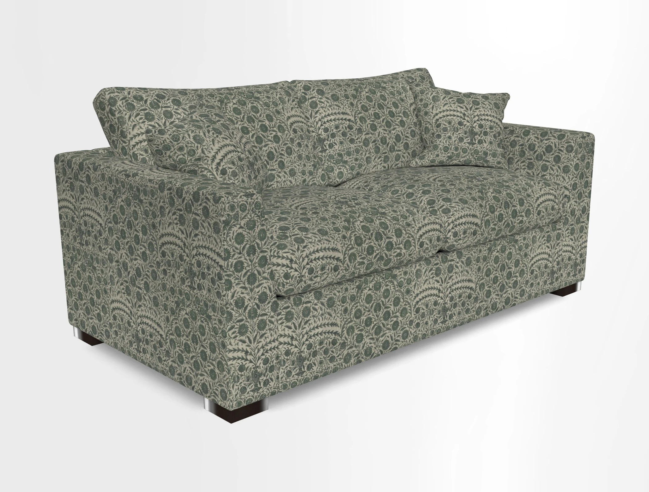 Wadenhoe 3 Seater Sofa Bed in Two Tone Plain Biscuit