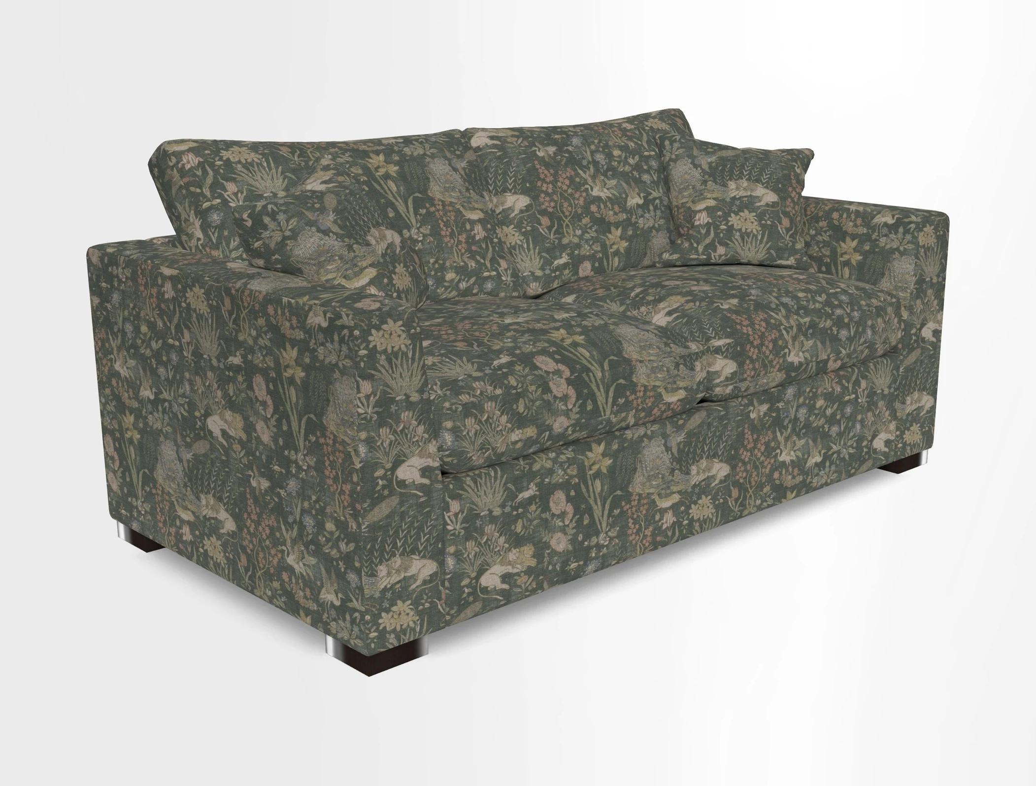 Wadenhoe 3 Seater Sofa Bed in Two Tone Plain Biscuit