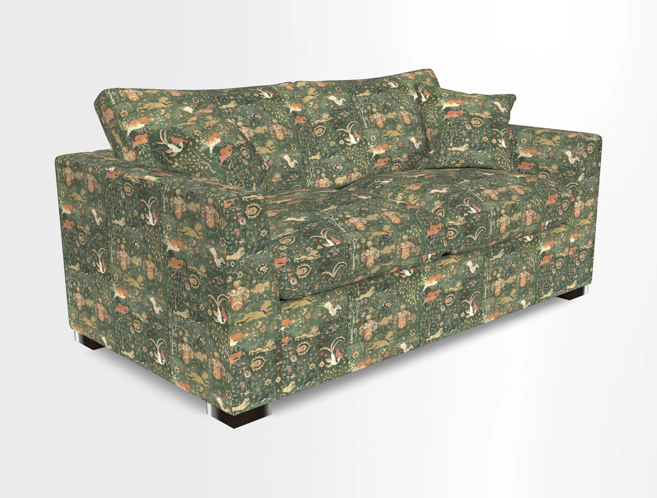 Wadenhoe 3 Seater Sofa Bed in Two Tone Plain Biscuit