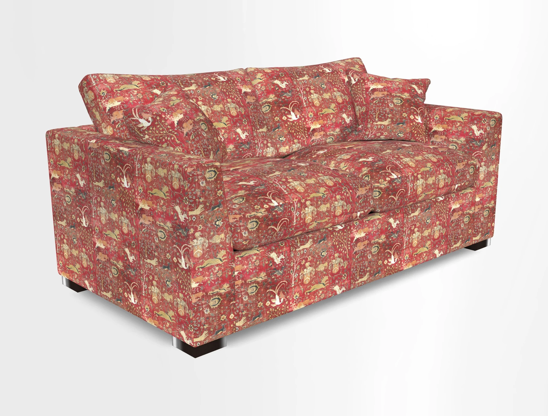 Wadenhoe 3 Seater Sofa Bed in Two Tone Plain Biscuit