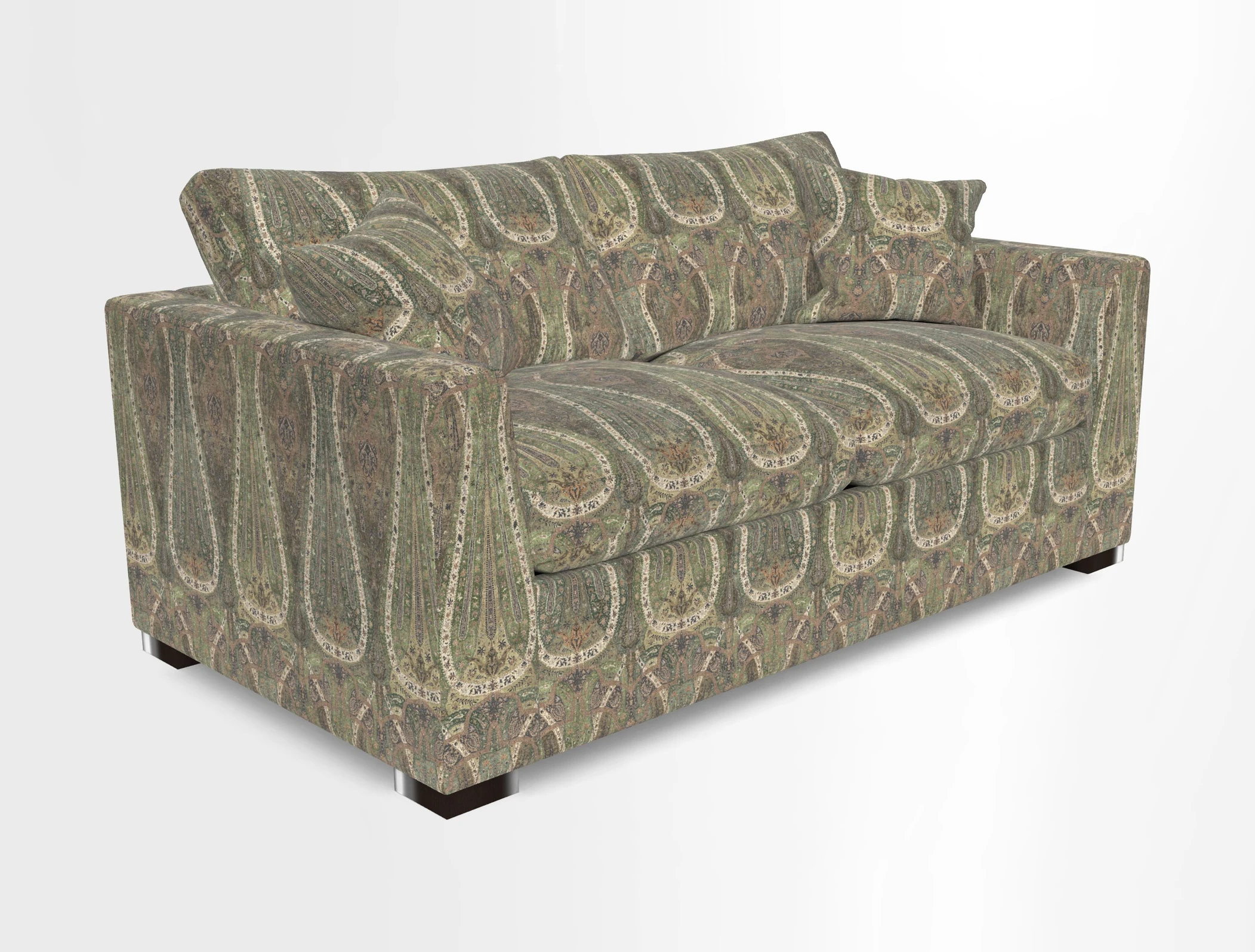 Wadenhoe 3 Seater Sofa Bed in Two Tone Plain Biscuit