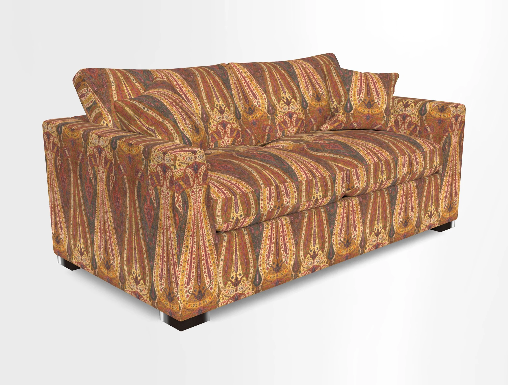 Wadenhoe 3 Seater Sofa Bed in Two Tone Plain Biscuit