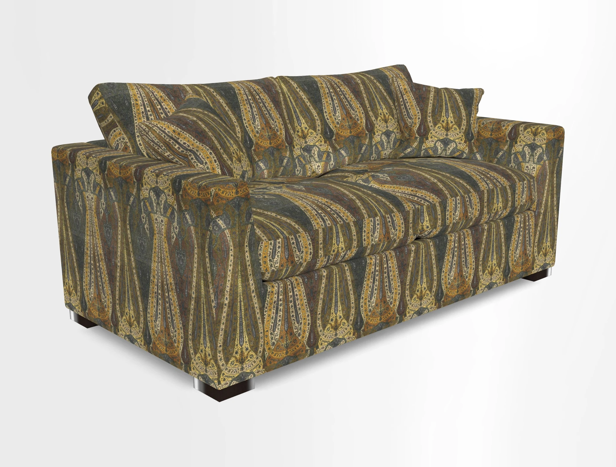 Wadenhoe 3 Seater Sofa Bed in Two Tone Plain Biscuit