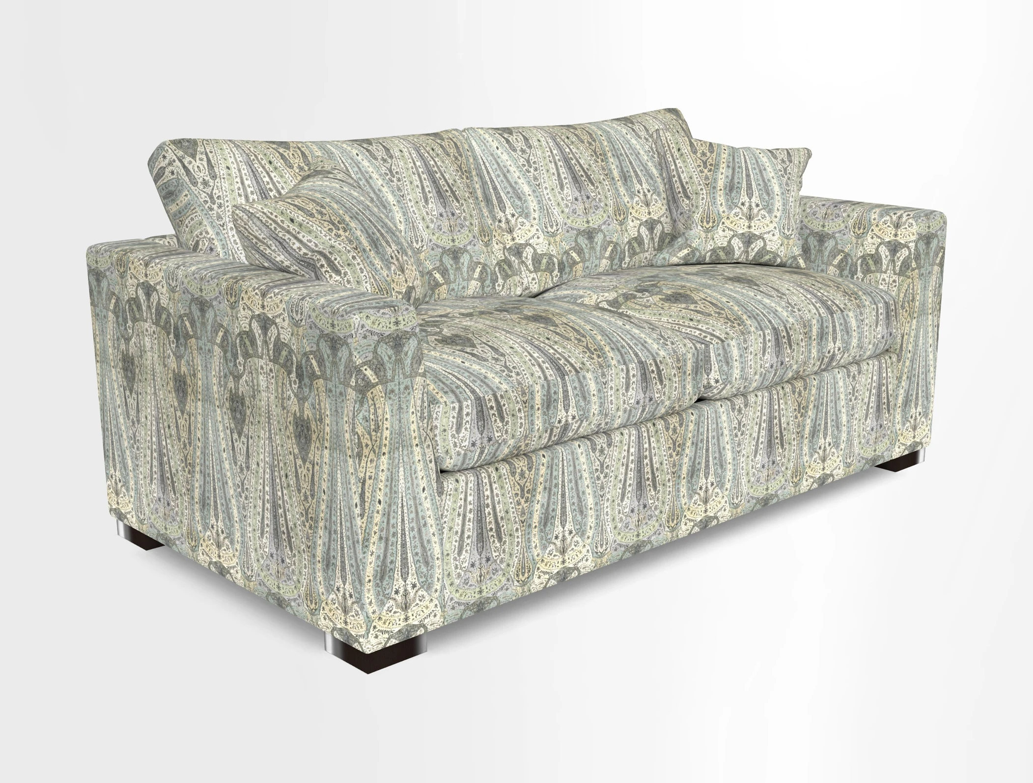Wadenhoe 3 Seater Sofa Bed in Two Tone Plain Biscuit