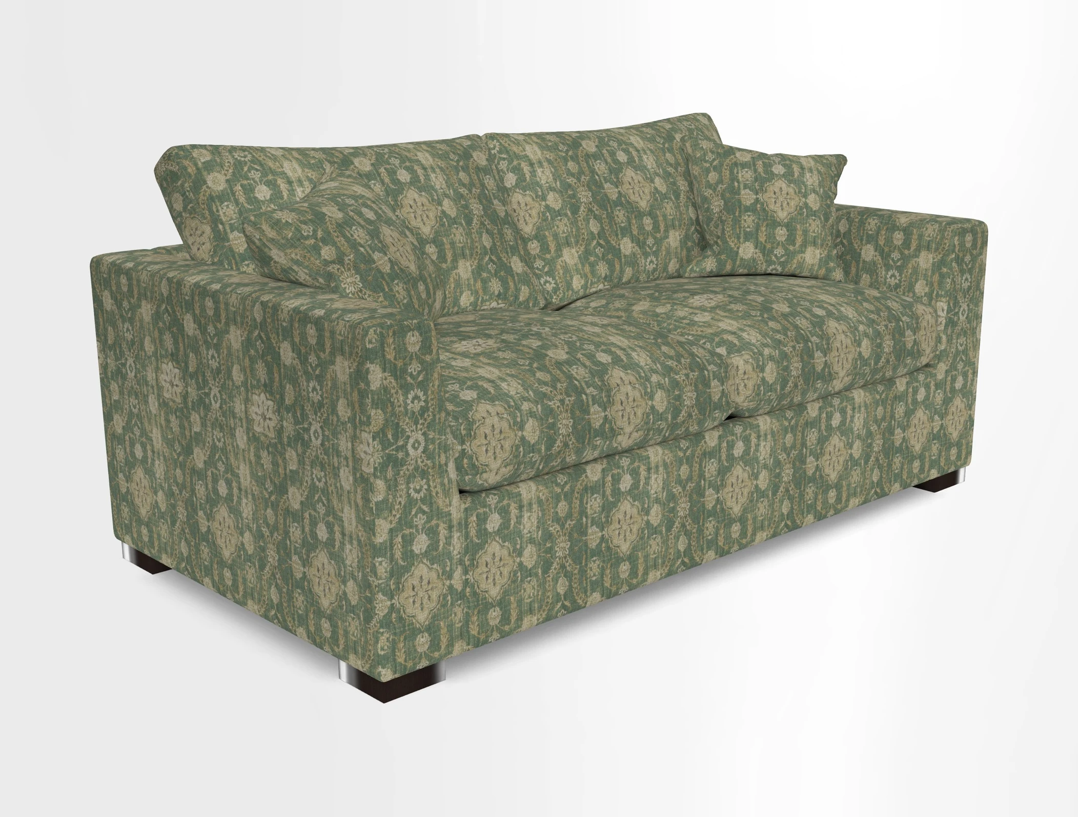 Wadenhoe 3 Seater Sofa Bed in Two Tone Plain Biscuit