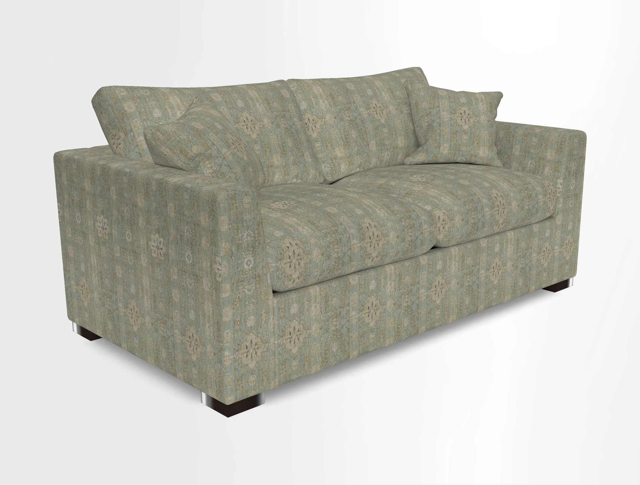 Wadenhoe 3 Seater Sofa Bed in Two Tone Plain Biscuit