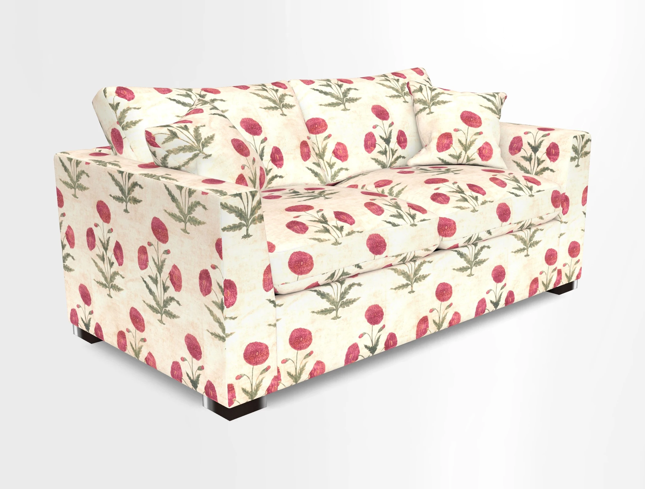 Wadenhoe 3 Seater Sofa Bed in Two Tone Plain Biscuit