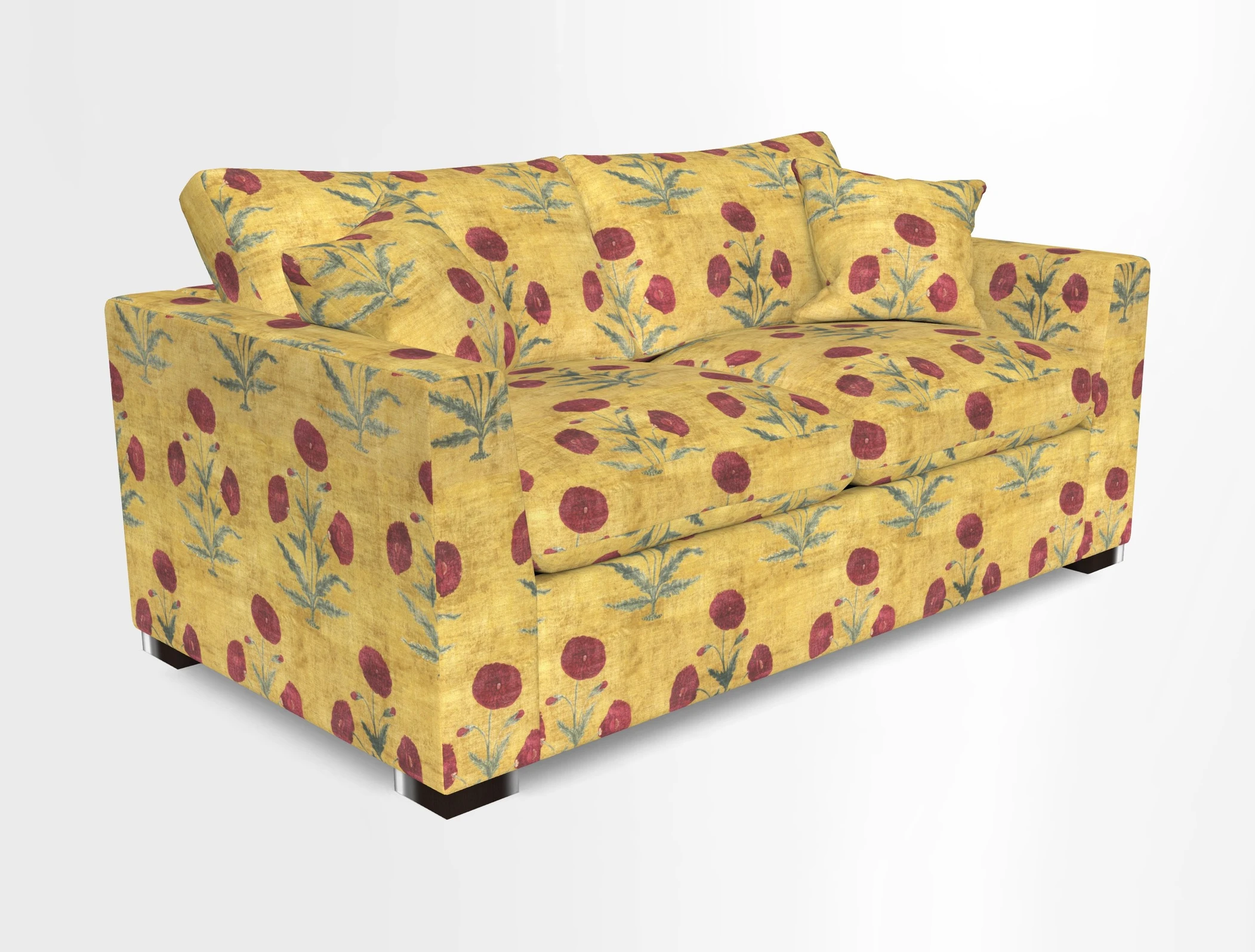 Wadenhoe 3 Seater Sofa Bed in Two Tone Plain Biscuit