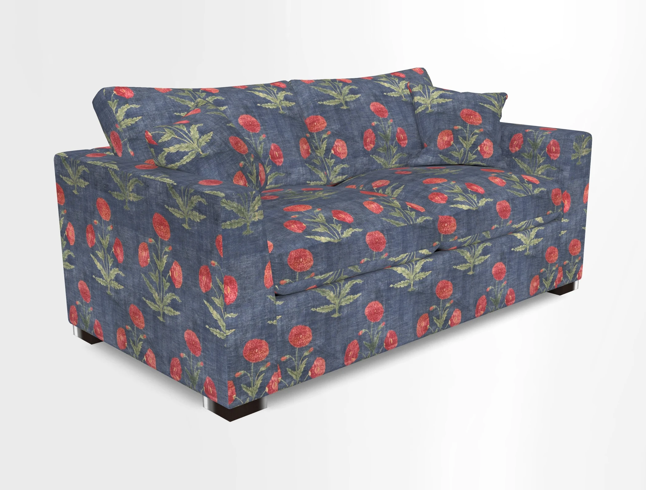 Wadenhoe 3 Seater Sofa Bed in Two Tone Plain Biscuit